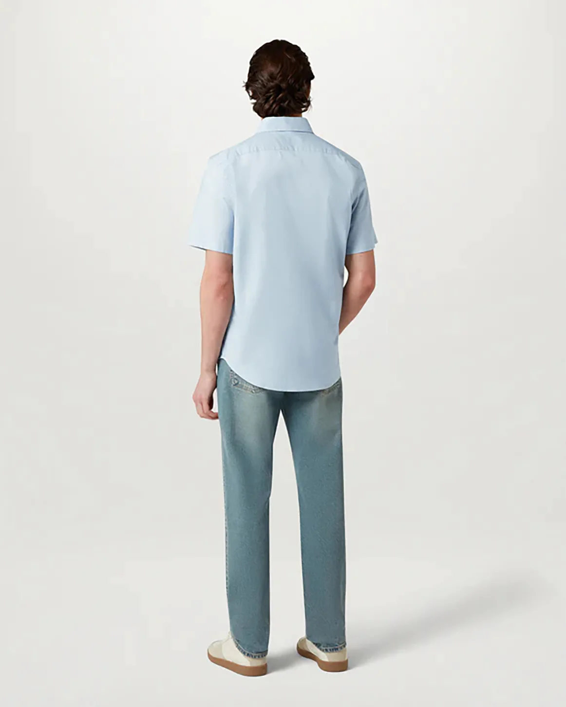 Belstaff Mens Short Sleeve Street Shirt - Sky Blue - Image 2