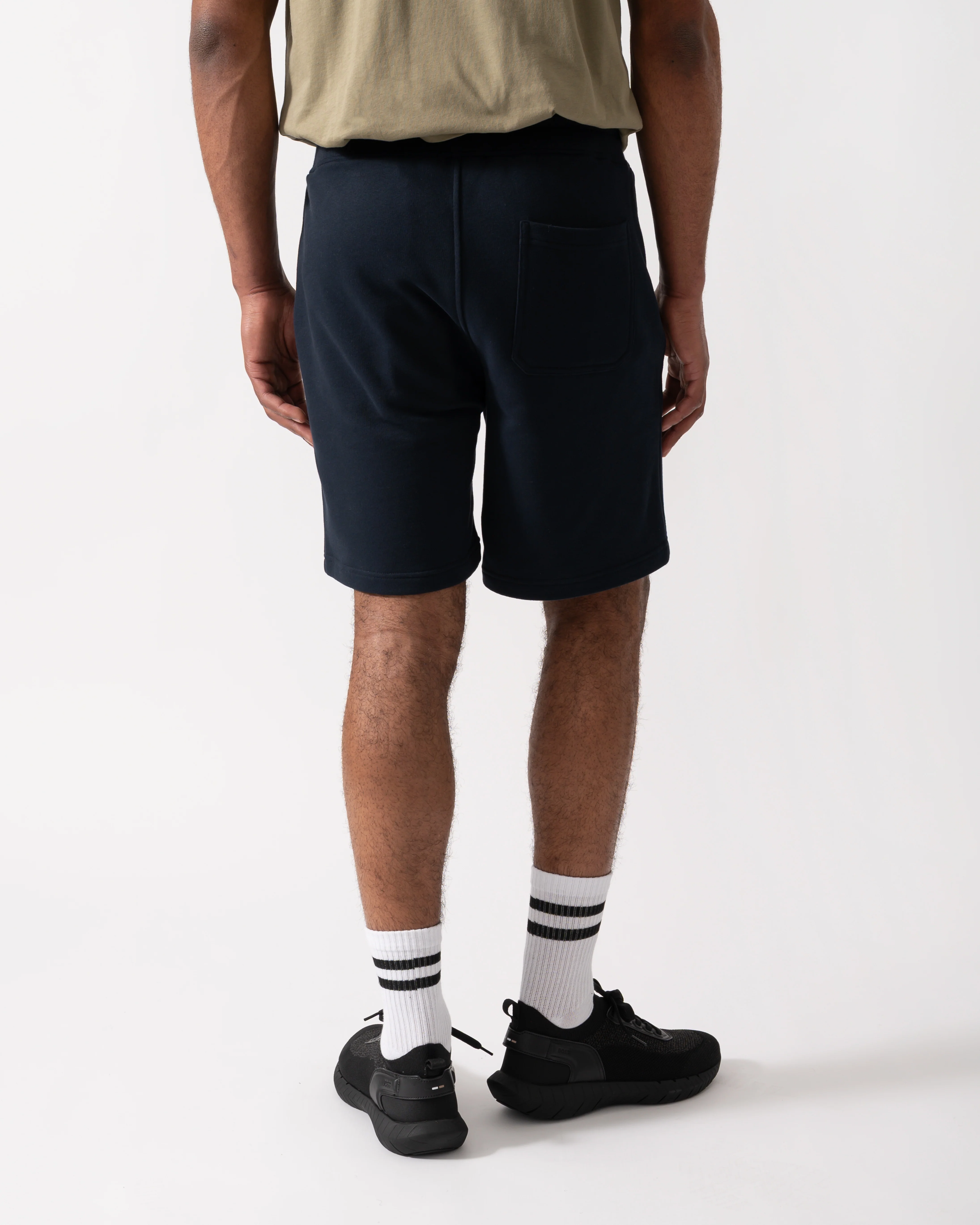 Belstaff Mens Sweatshorts - Dark Ink - Image 4