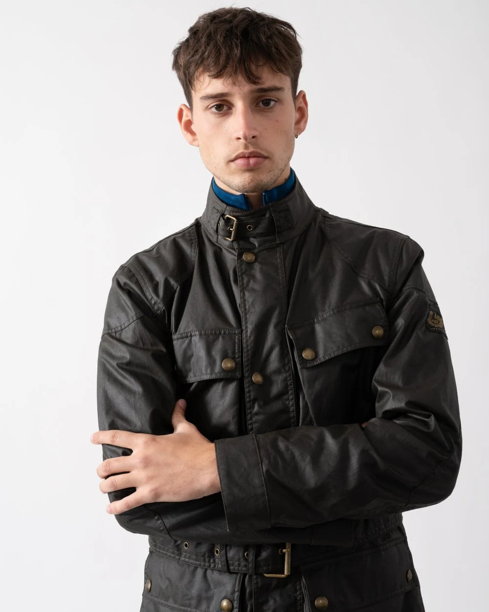 Belstaff Mens Trialmaster Jacket - Faded Olive - Image 3