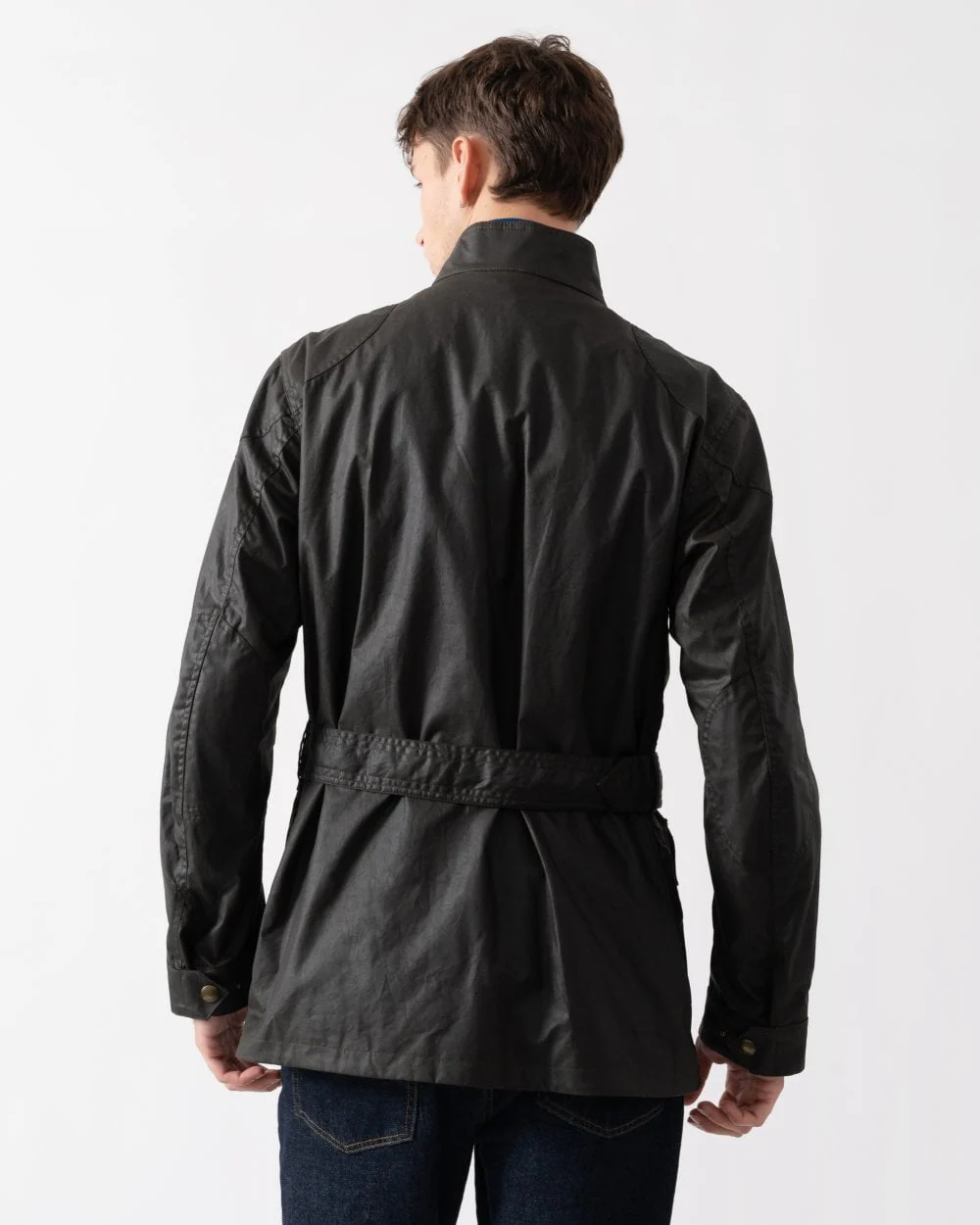 Belstaff Mens Trialmaster Jacket - Faded Olive - Image 4