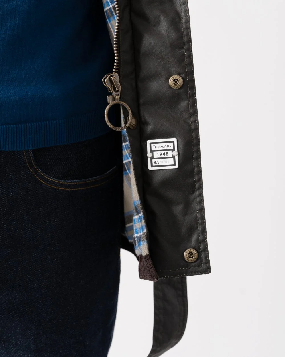 Belstaff Mens Trialmaster Jacket - Faded Olive - Image 6