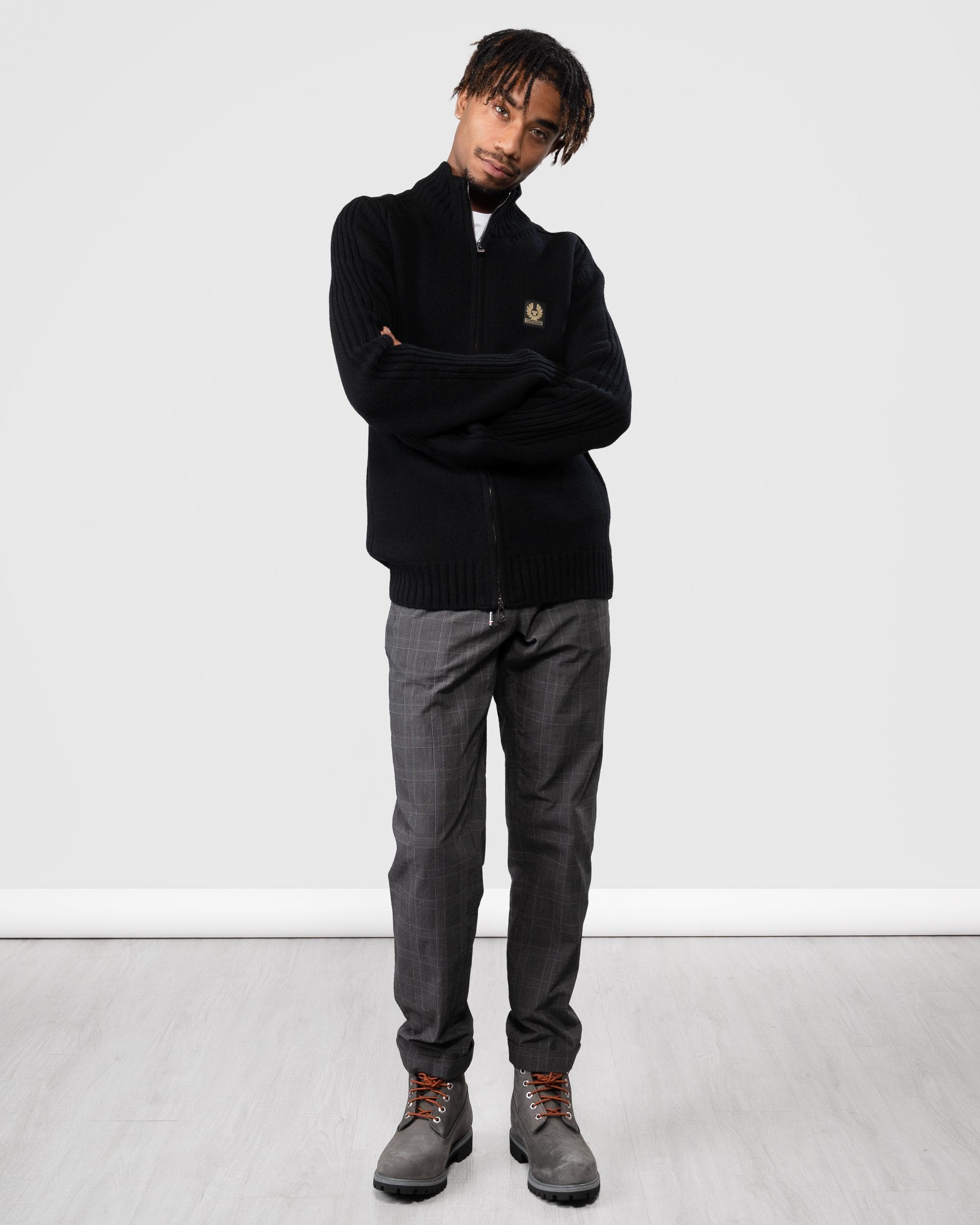 Belstaff Mens Watch Cardigan - Black - Image 3