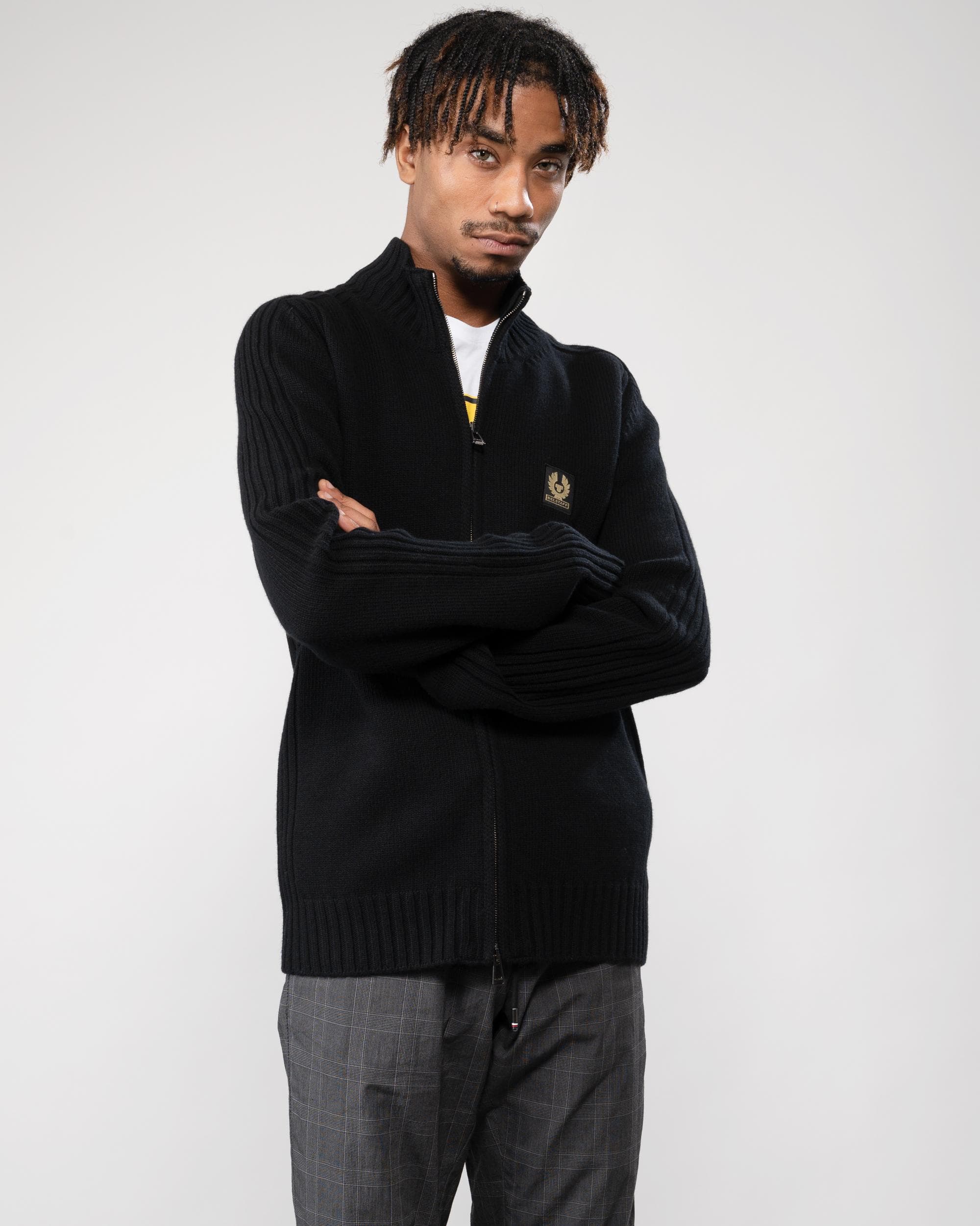 Belstaff Mens Watch Cardigan - Black - Image 4
