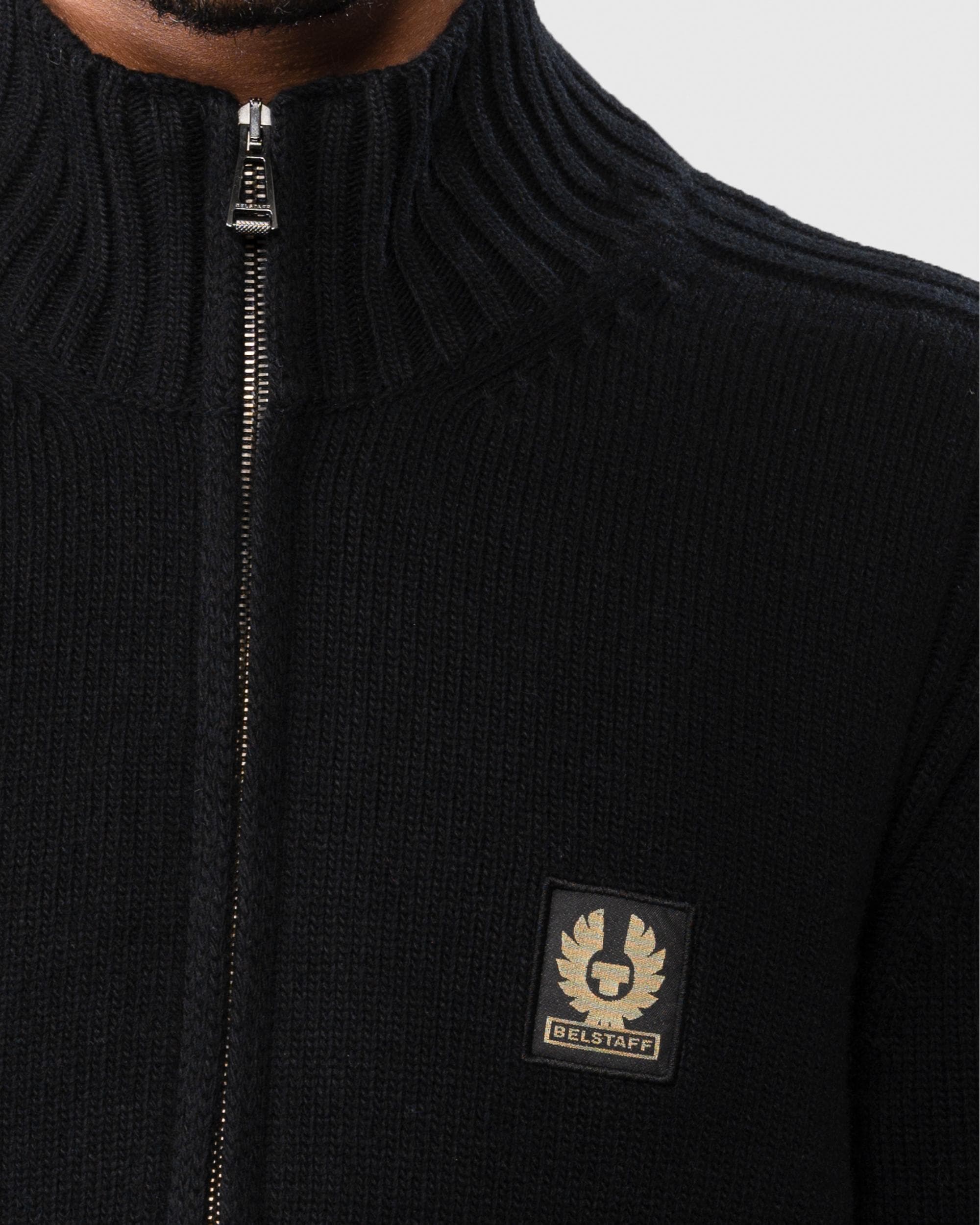 Belstaff Mens Watch Cardigan - Black - Image 5