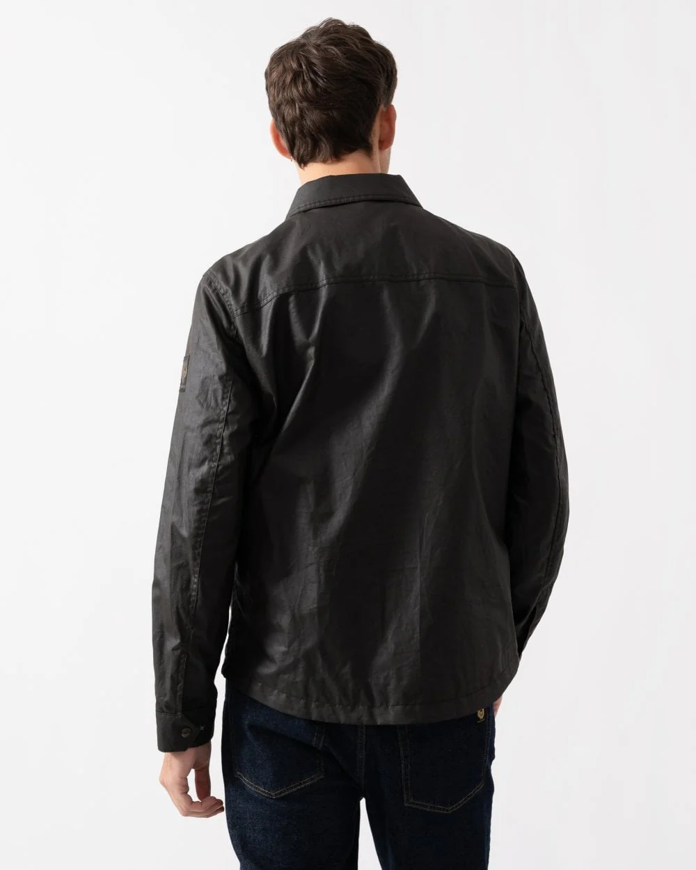 Belstaff Mens Waxed Cotton Tour Overshirt - Image 5