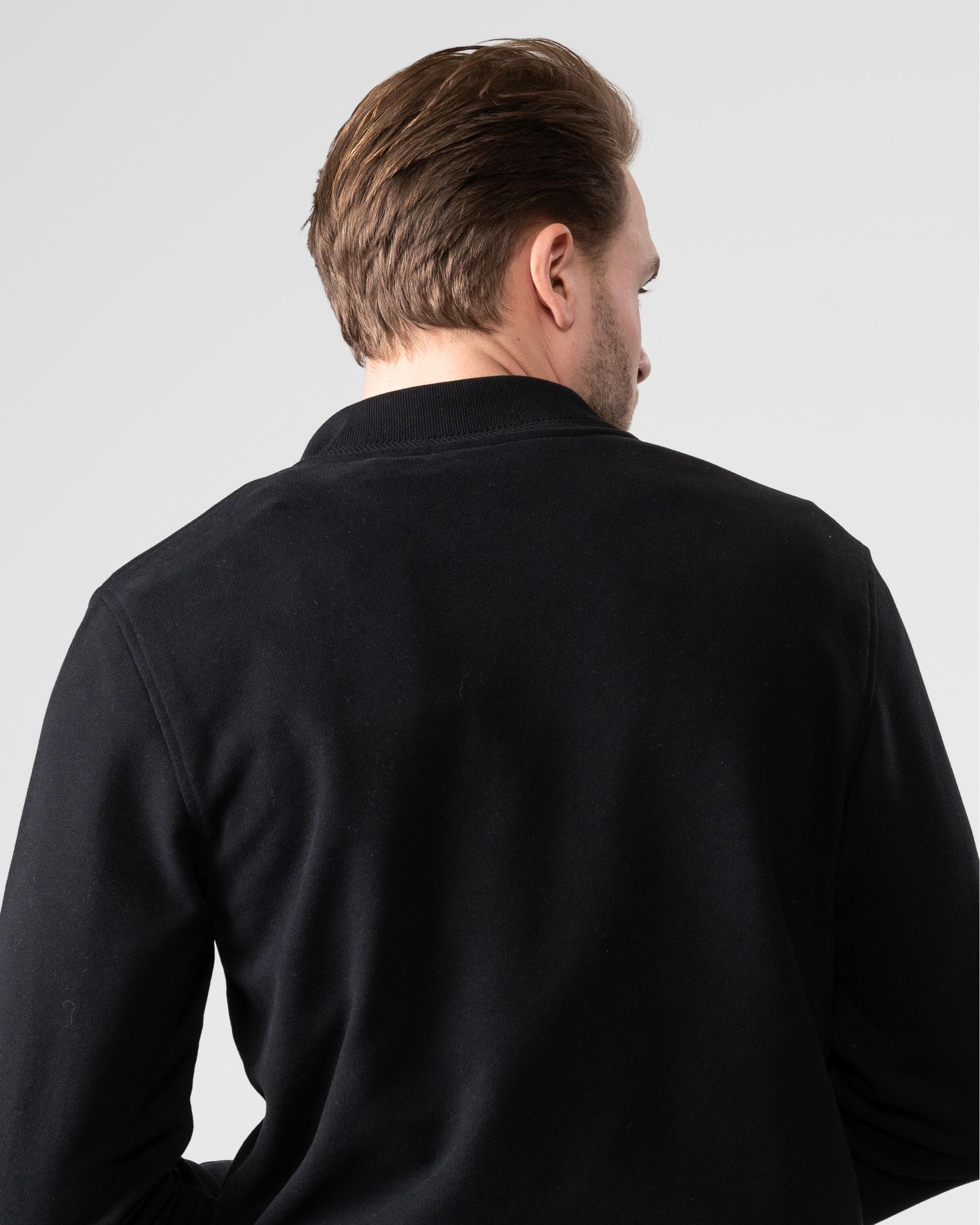 Belstaff Mens Zip Through Sweatshirt - Black - Image 4