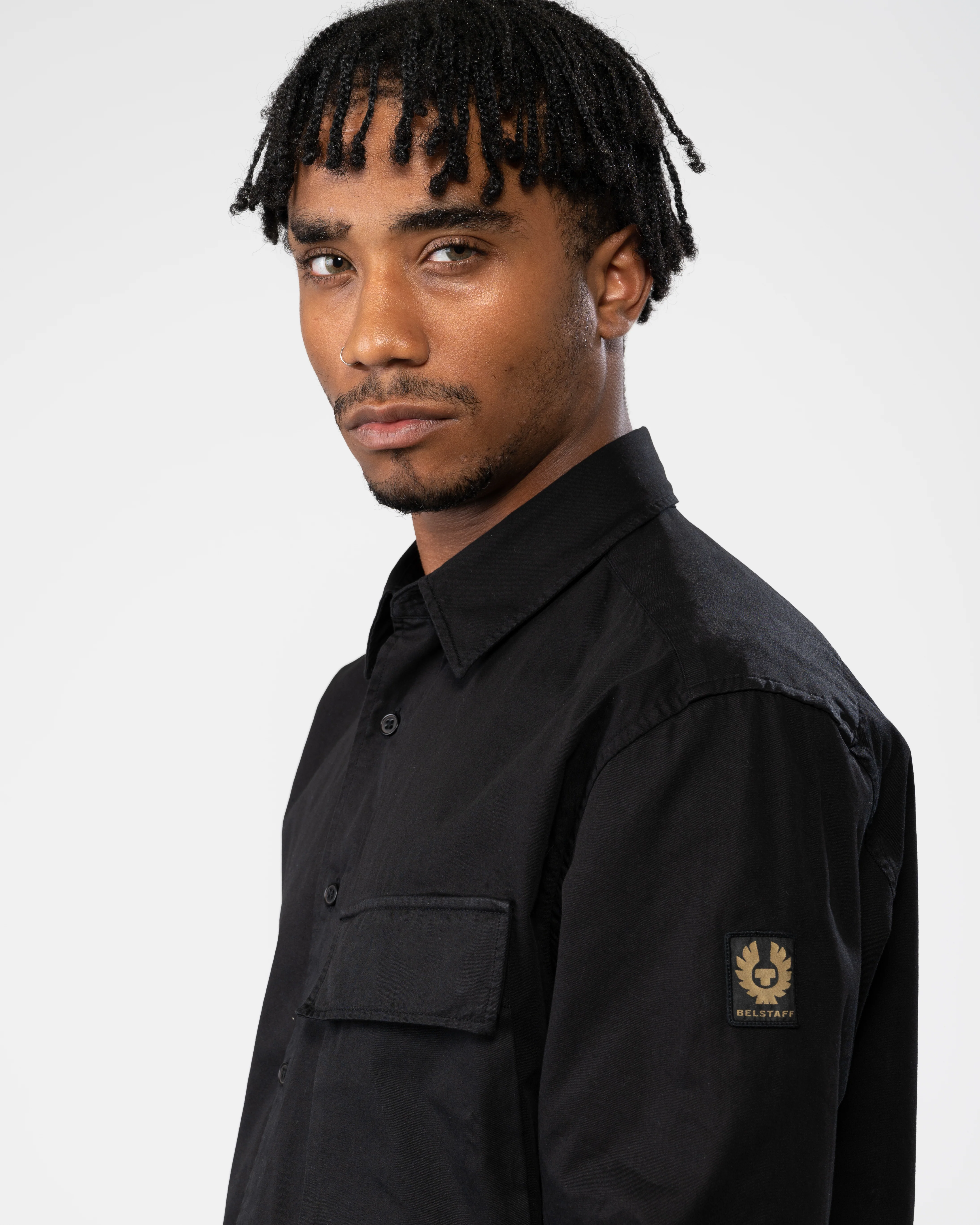Belstaff Scale Mens Shirt - Black - Image 2
