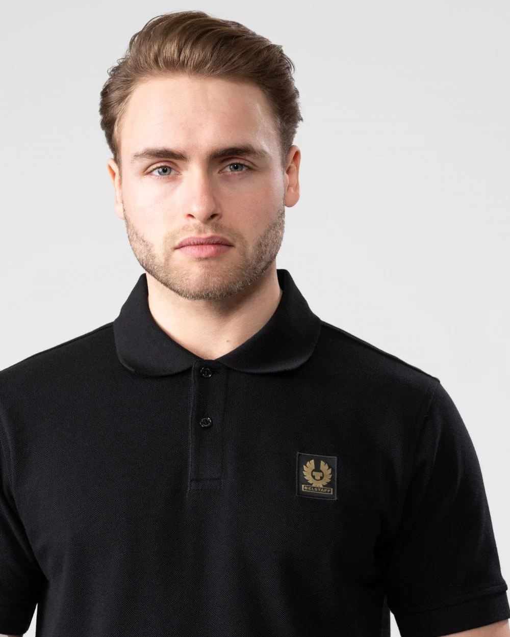 Belstaff Short Sleeved Mens Polo - Black - Image 2