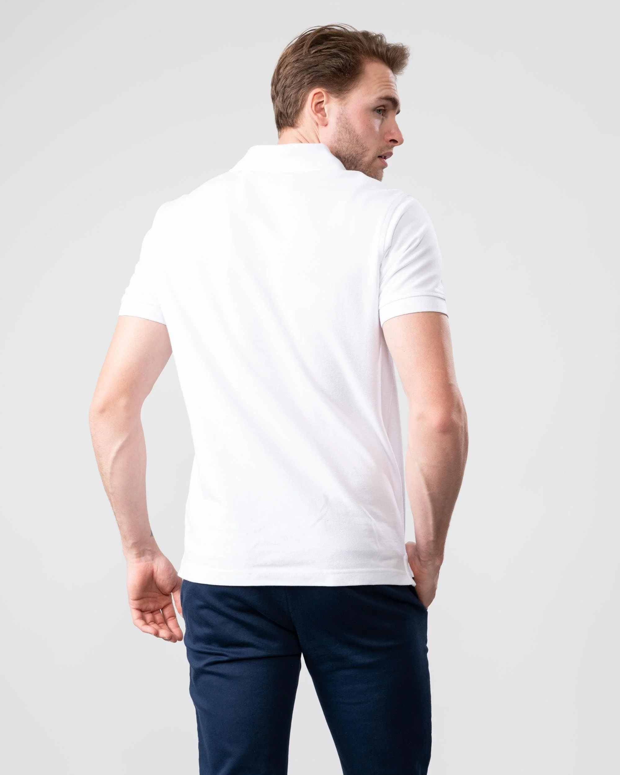 Belstaff Short Sleeved Mens Polo - White - Image 3