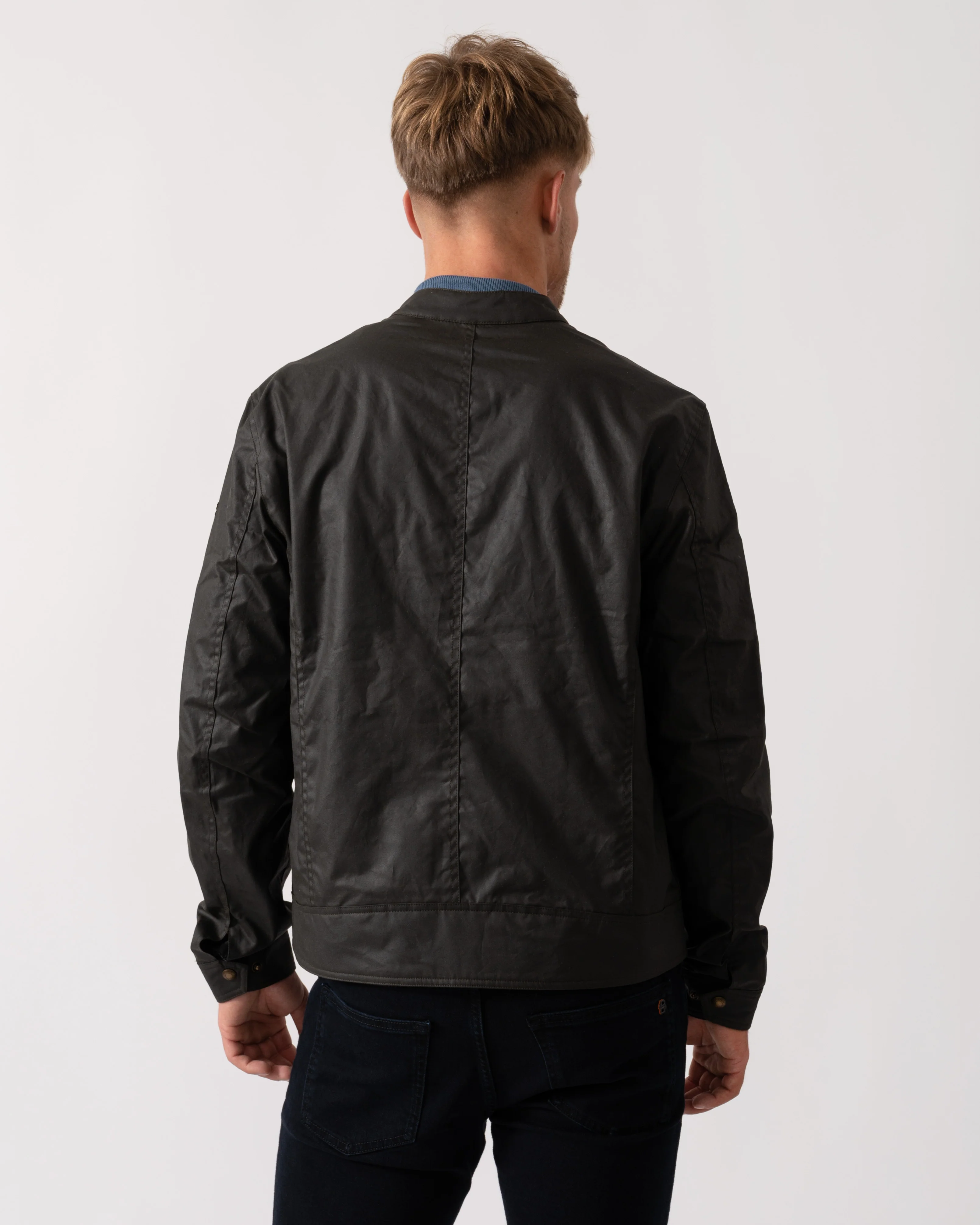 Belstaff Sideline Mens Jacket - Faded Olive - Image 5