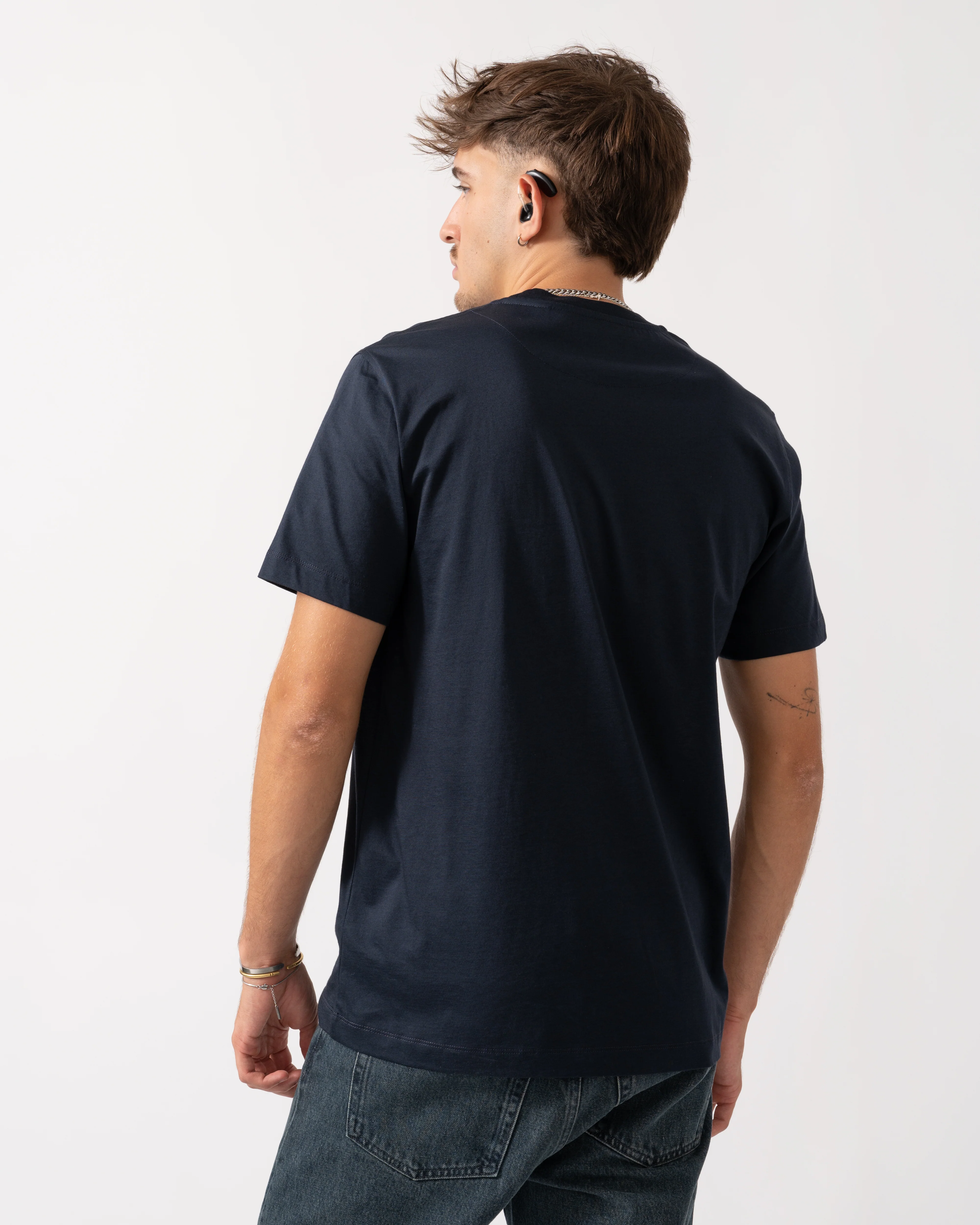 Belstaff Steel Mens T-Shirt - Dark Ink - Image 4