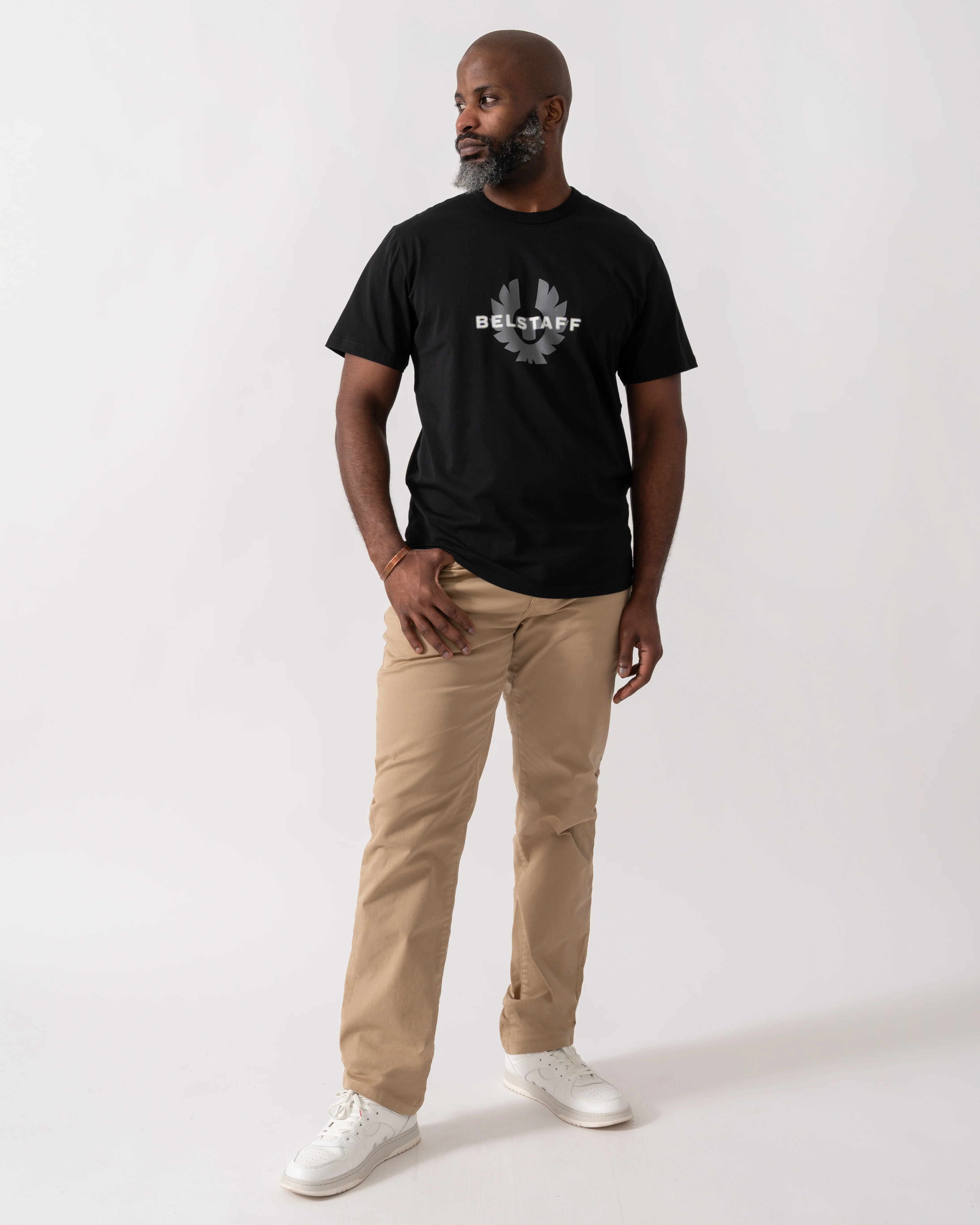 Belstaff Surface Mens T-Shirt - Black - Image 2