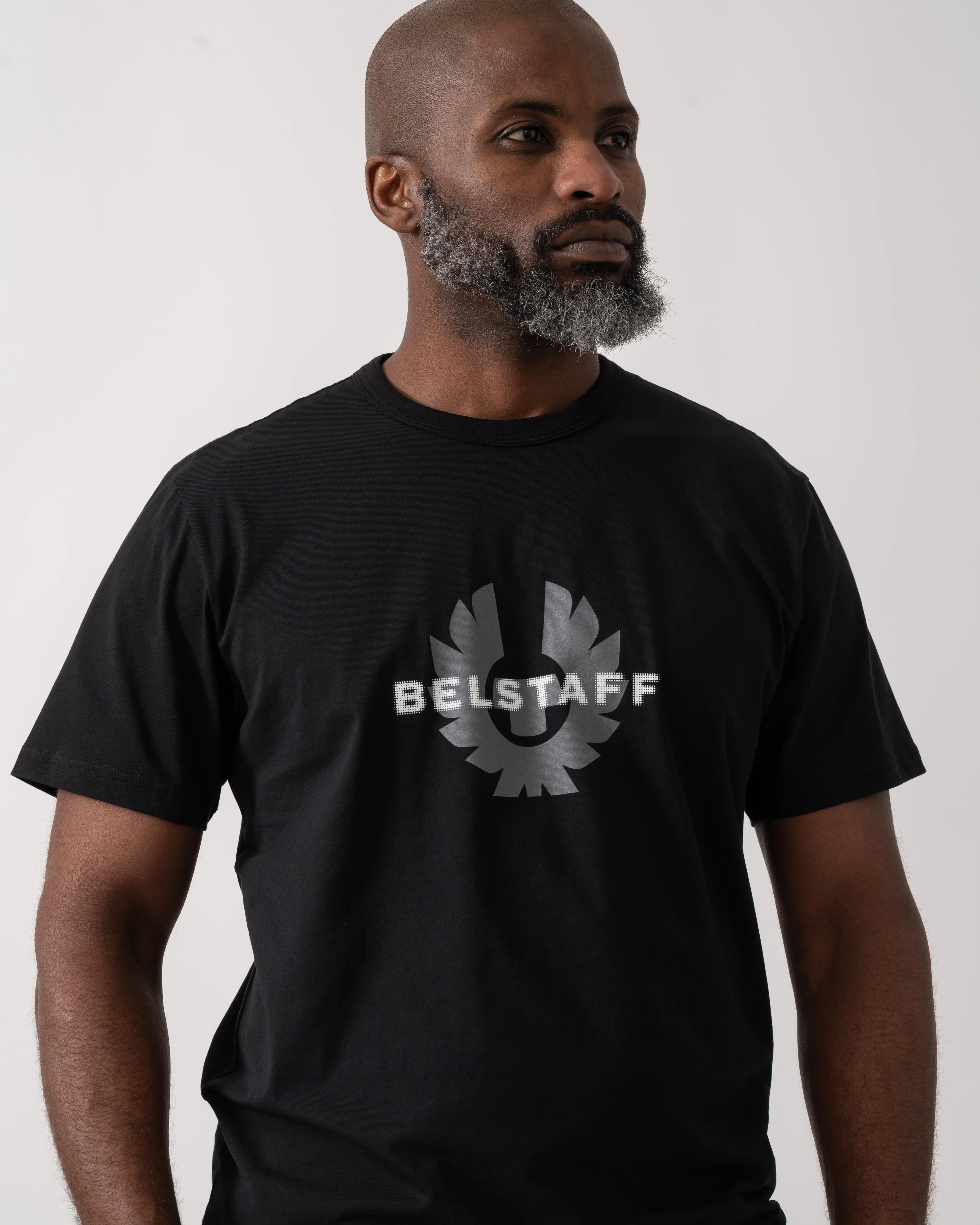 Belstaff Surface Mens T-Shirt - Black - Image 3