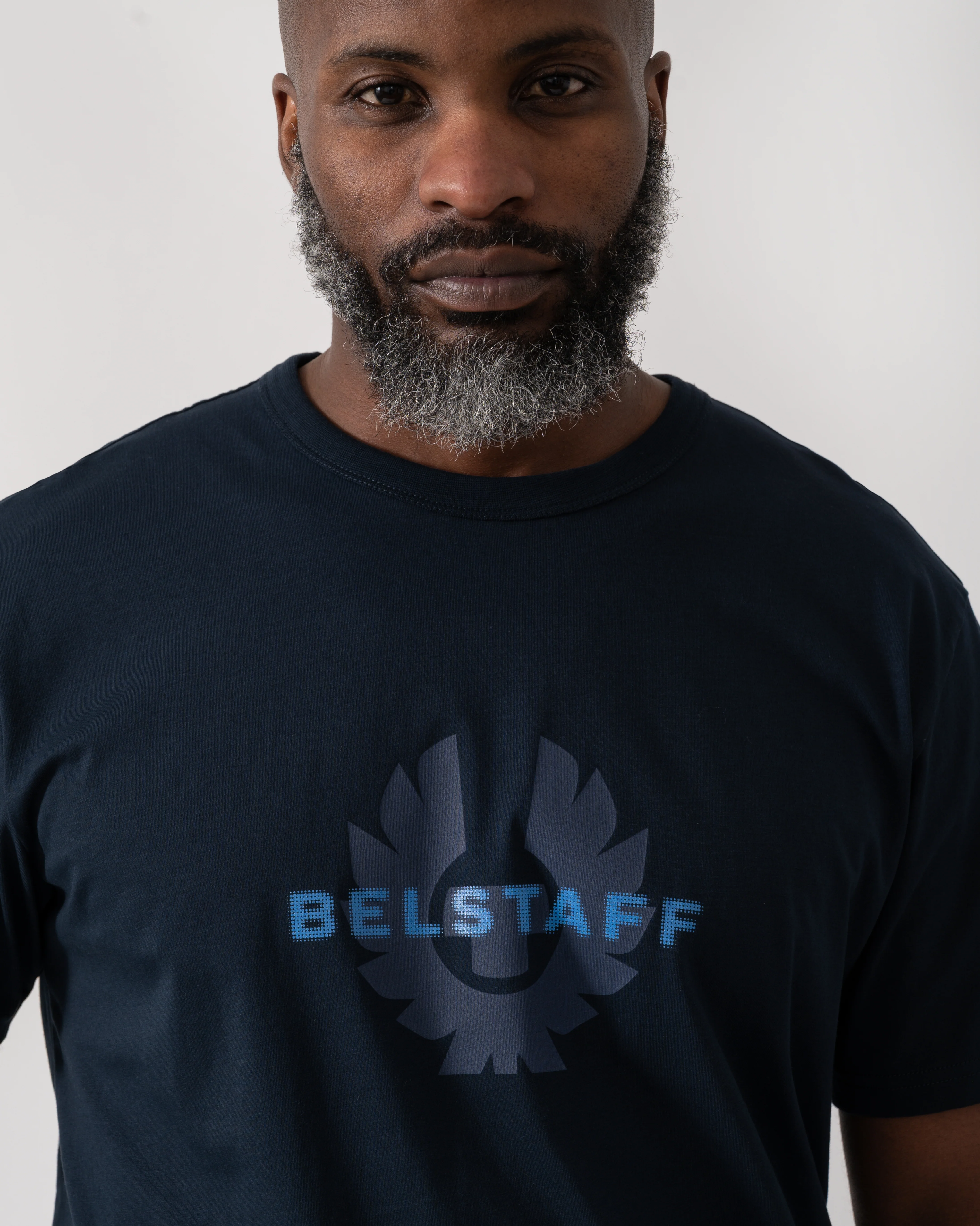 Belstaff Surface Mens T-Shirt - Dark Ink - Image 3