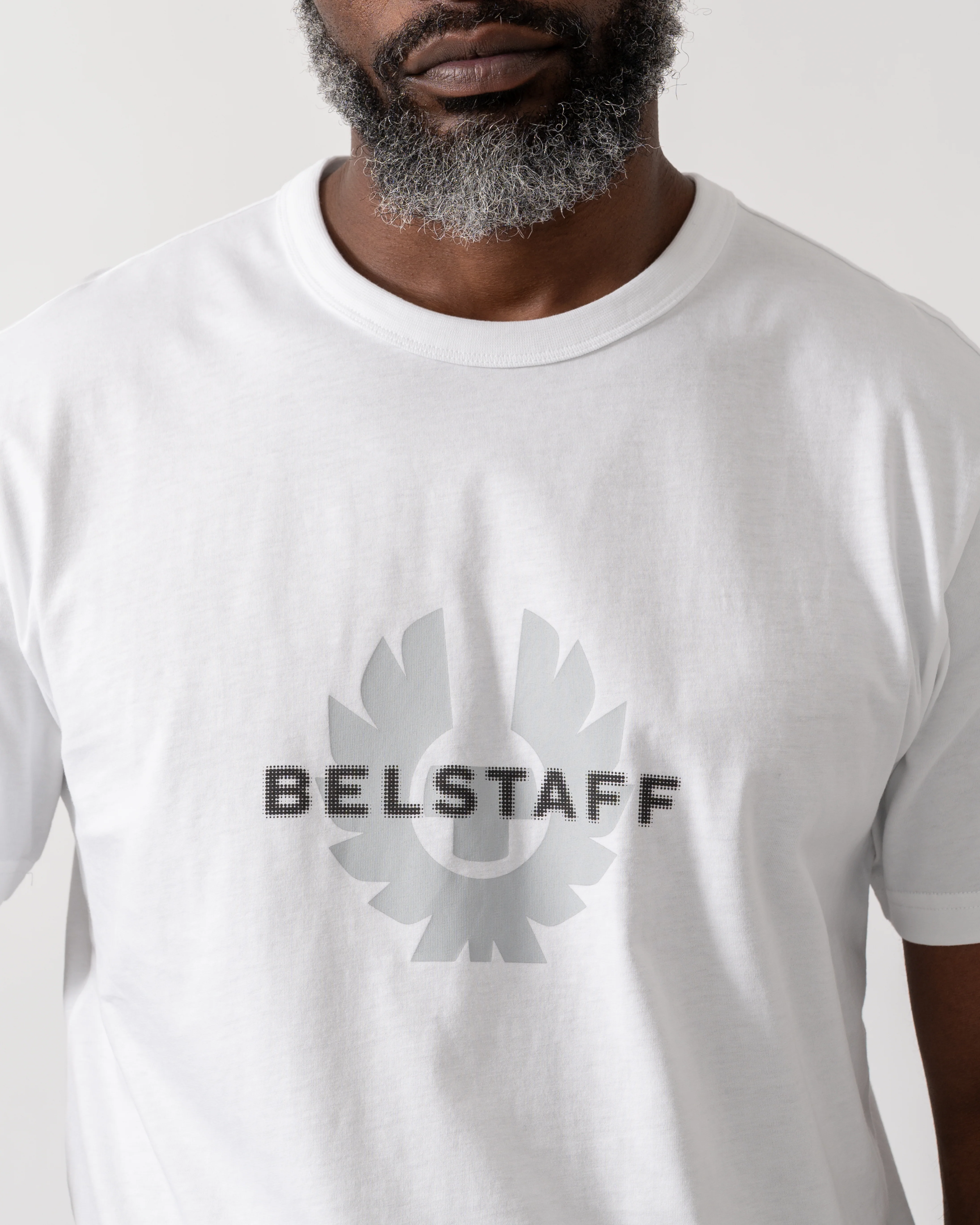 Belstaff Surface Mens T-Shirt - White - Image 3