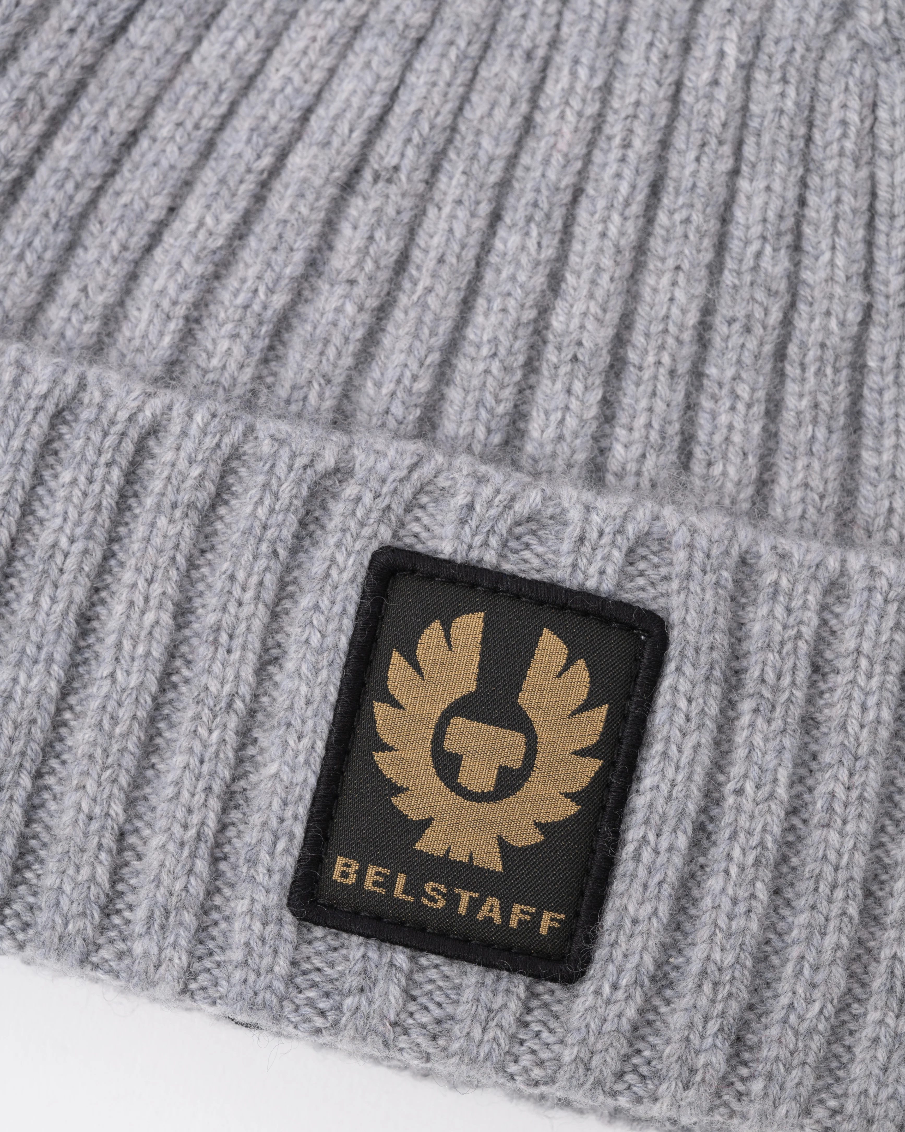 Belstaff Watch Beanie - Pale Grey Melange - Image 2