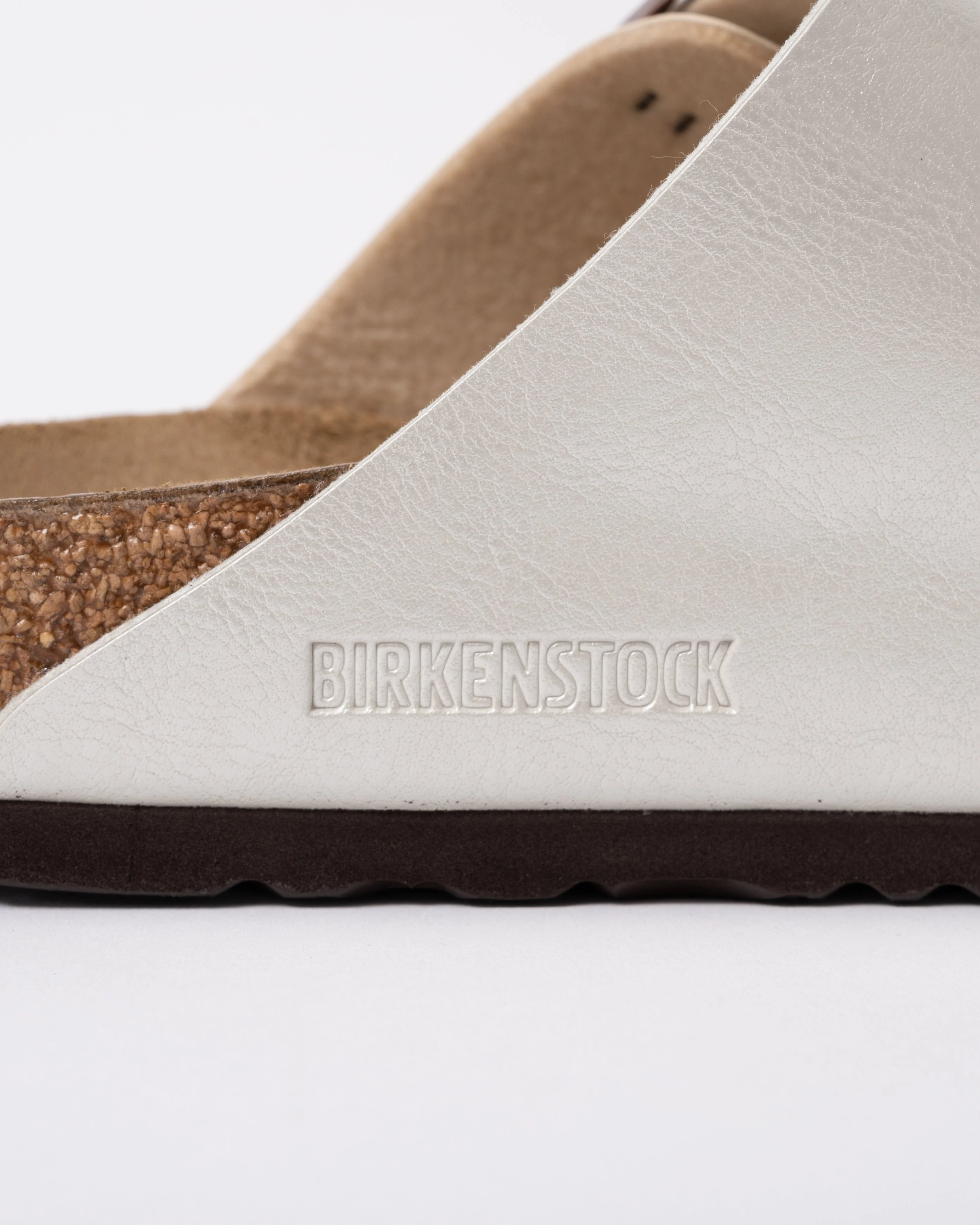 Birkenstock Arizona BF Womens Sandals - Graceful Pearl White - Image 5