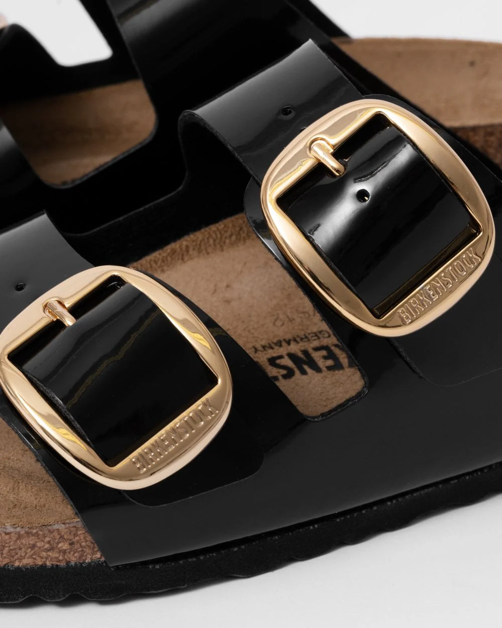 Birkenstock Arizona Big Buckle Birko-Flor Patent Womens Sandals - Image 4