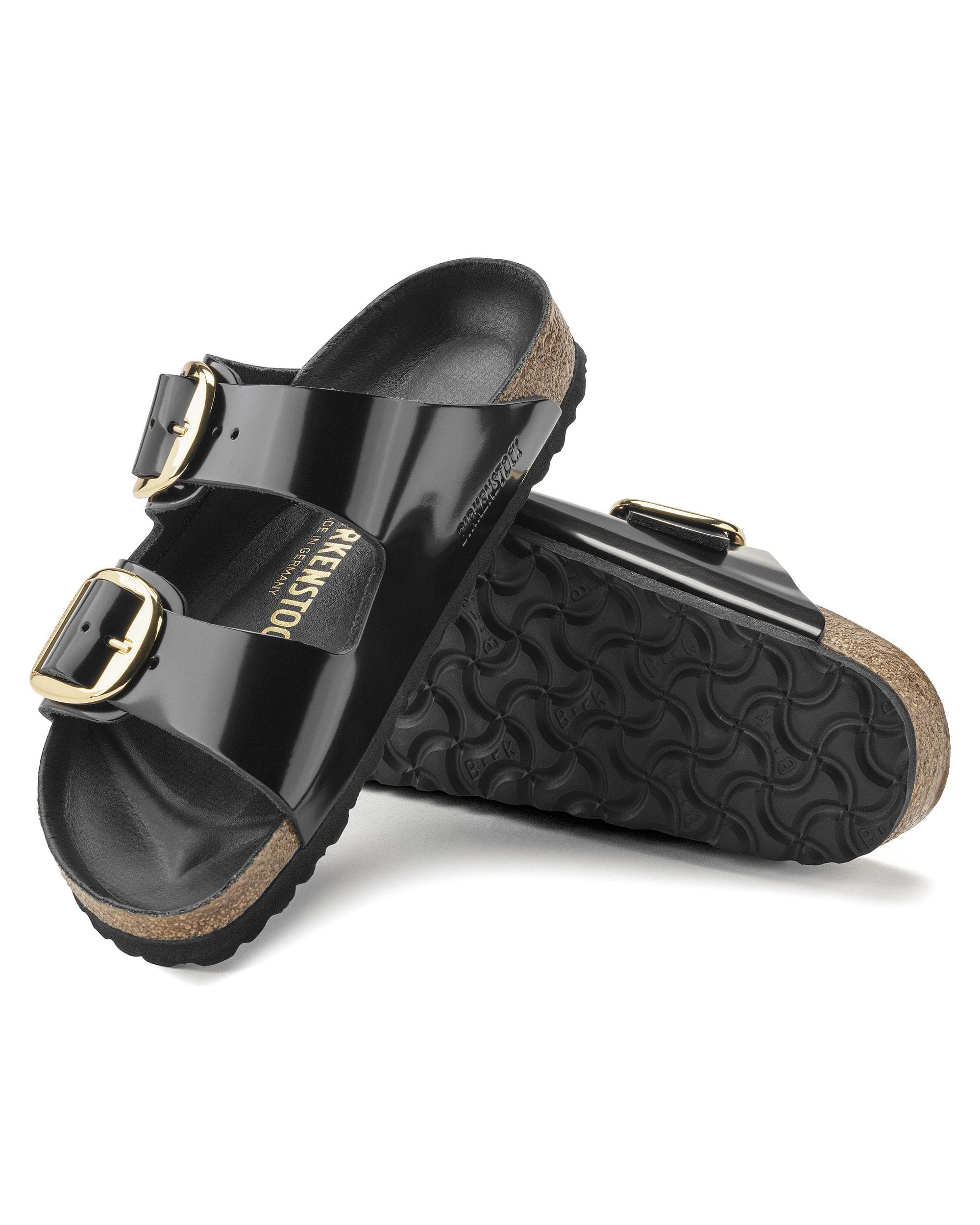 Birkenstock Arizona Big Buckle Womens Patent Leather Sandals - Image 2