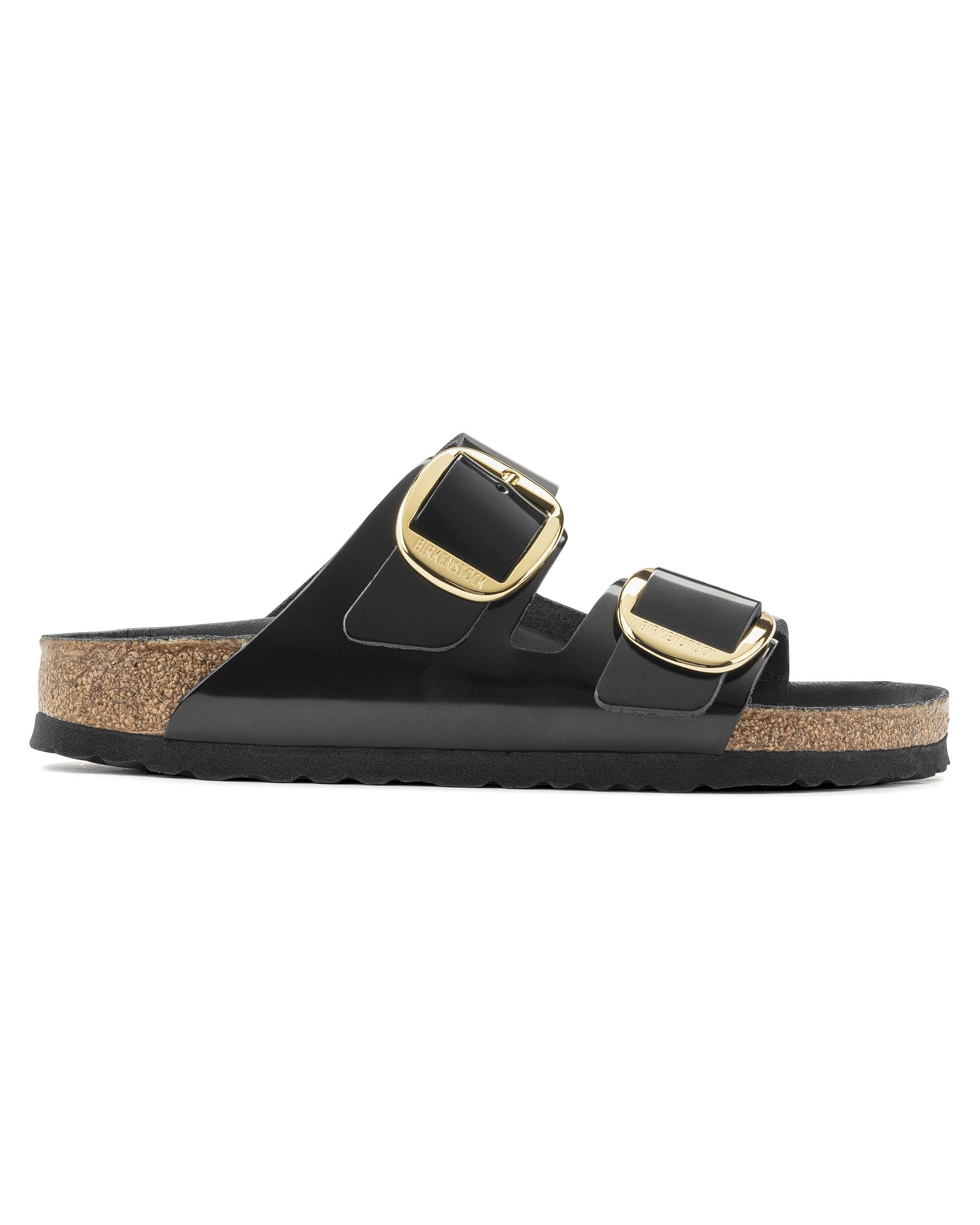 Birkenstock Arizona Big Buckle Womens Patent Leather Sandals - Image 4