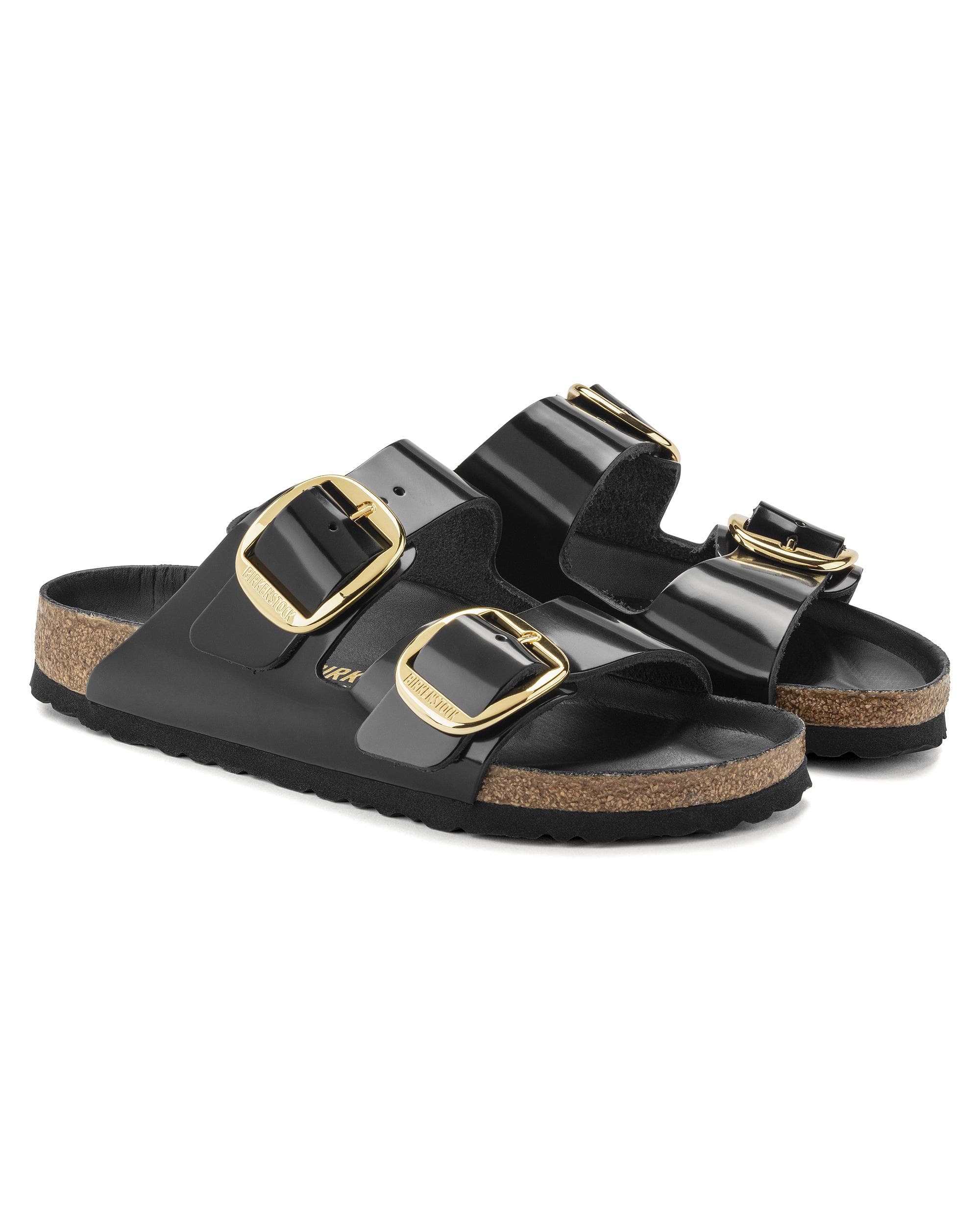 Birkenstock Arizona Big Buckle Womens Patent Leather Sandals - Image 5
