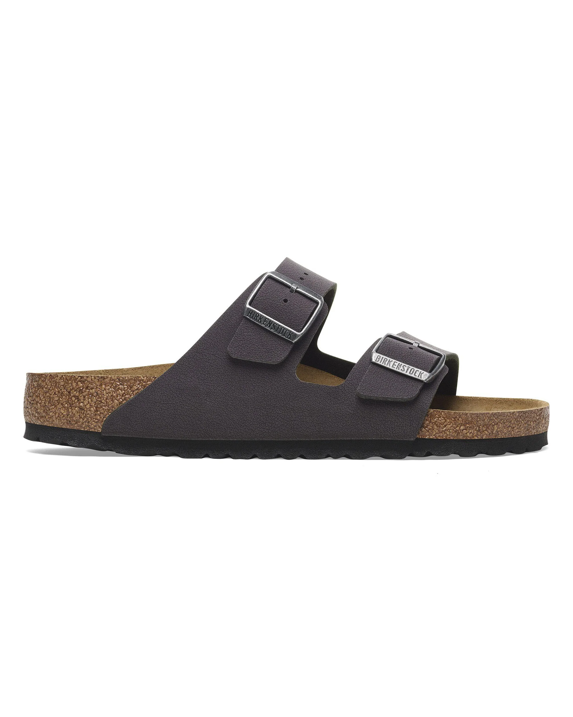 Birkenstock Arizona Birkibuc Mens Sandals Velvet Grey - Image 2