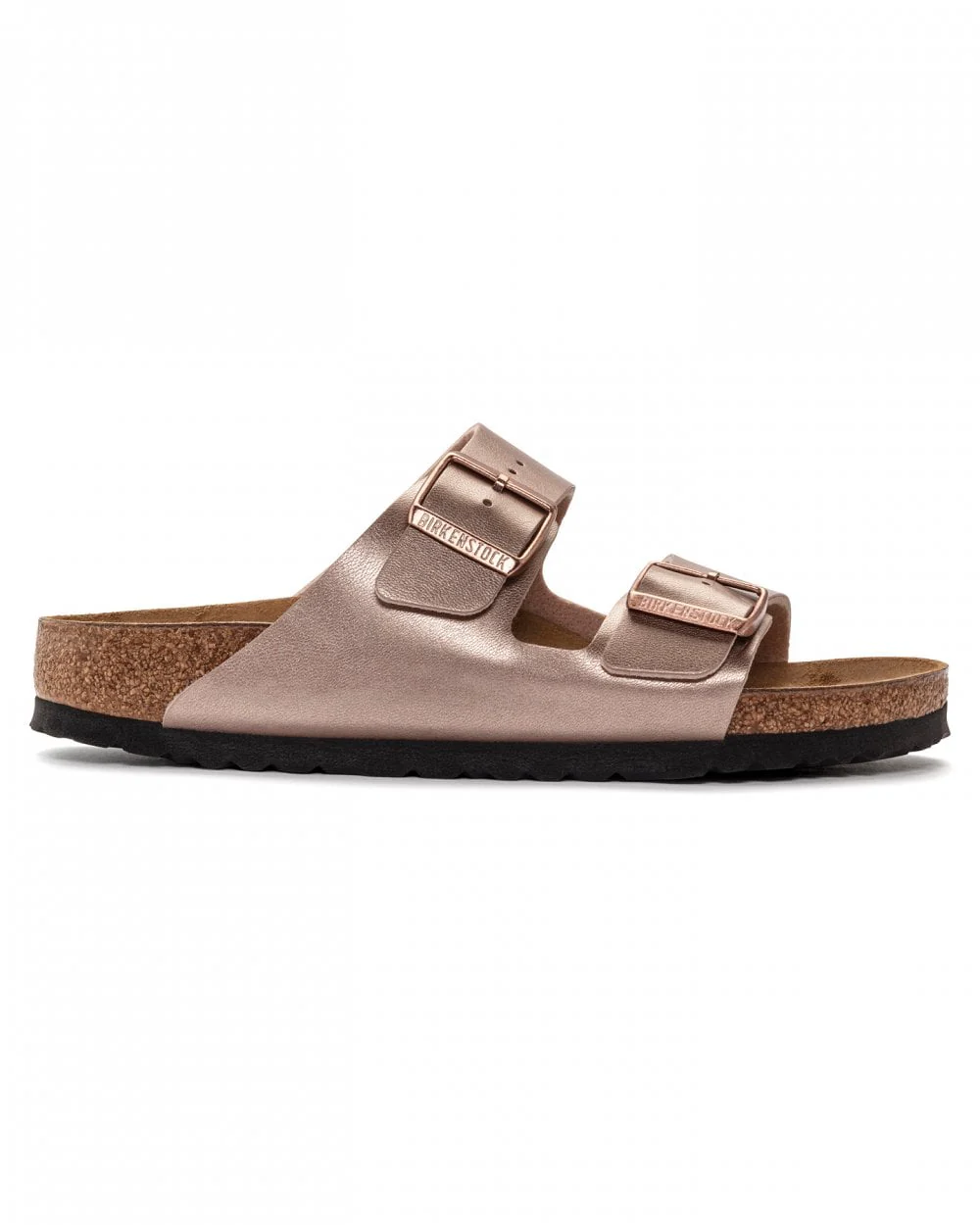 Birkenstock Arizona Birko-Flor Metallic Womens Sandals - Copper - Image 4