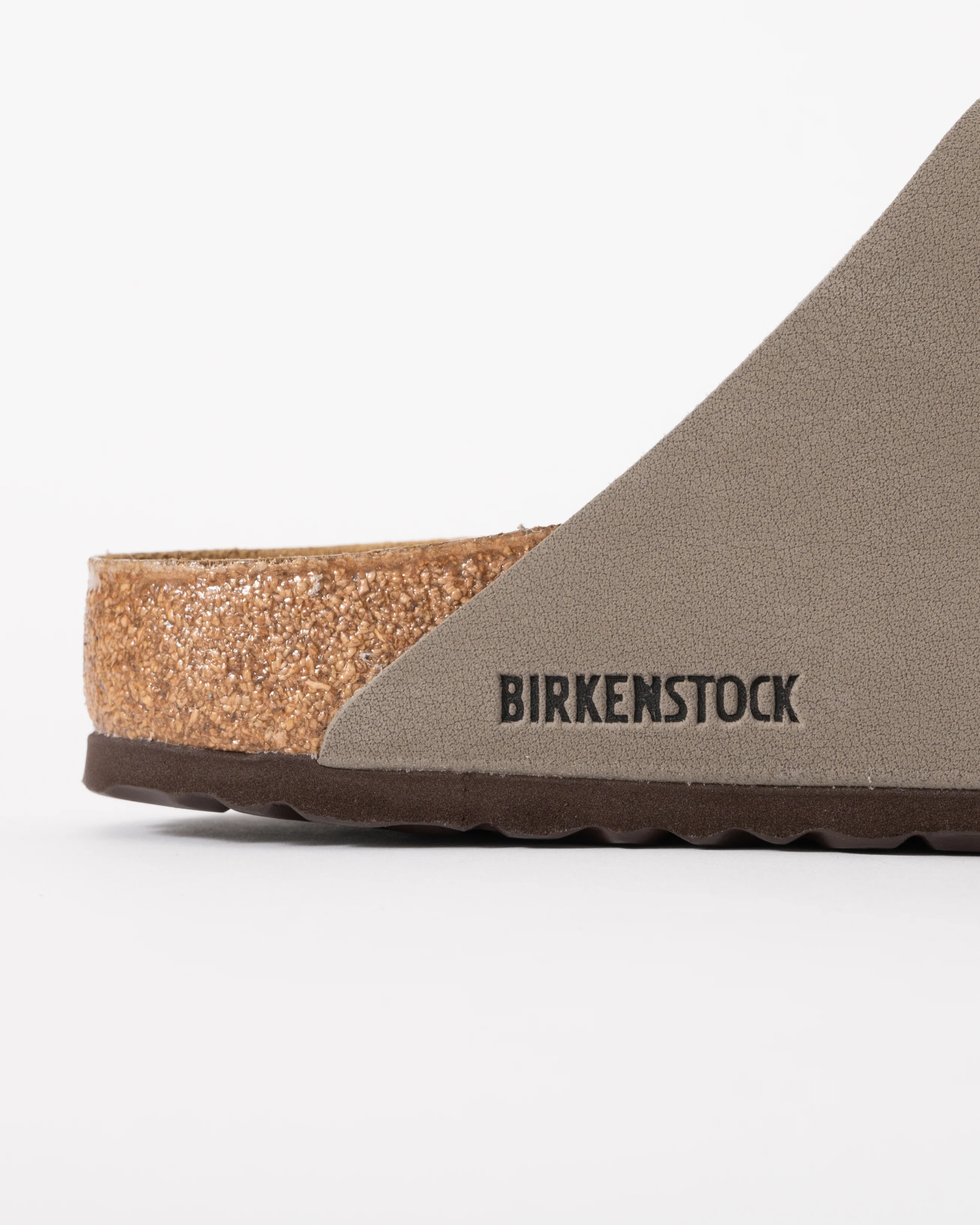 Birkenstock Arizona Birko-Flor Nubuck Unisex Sandals - Stone - Image 5