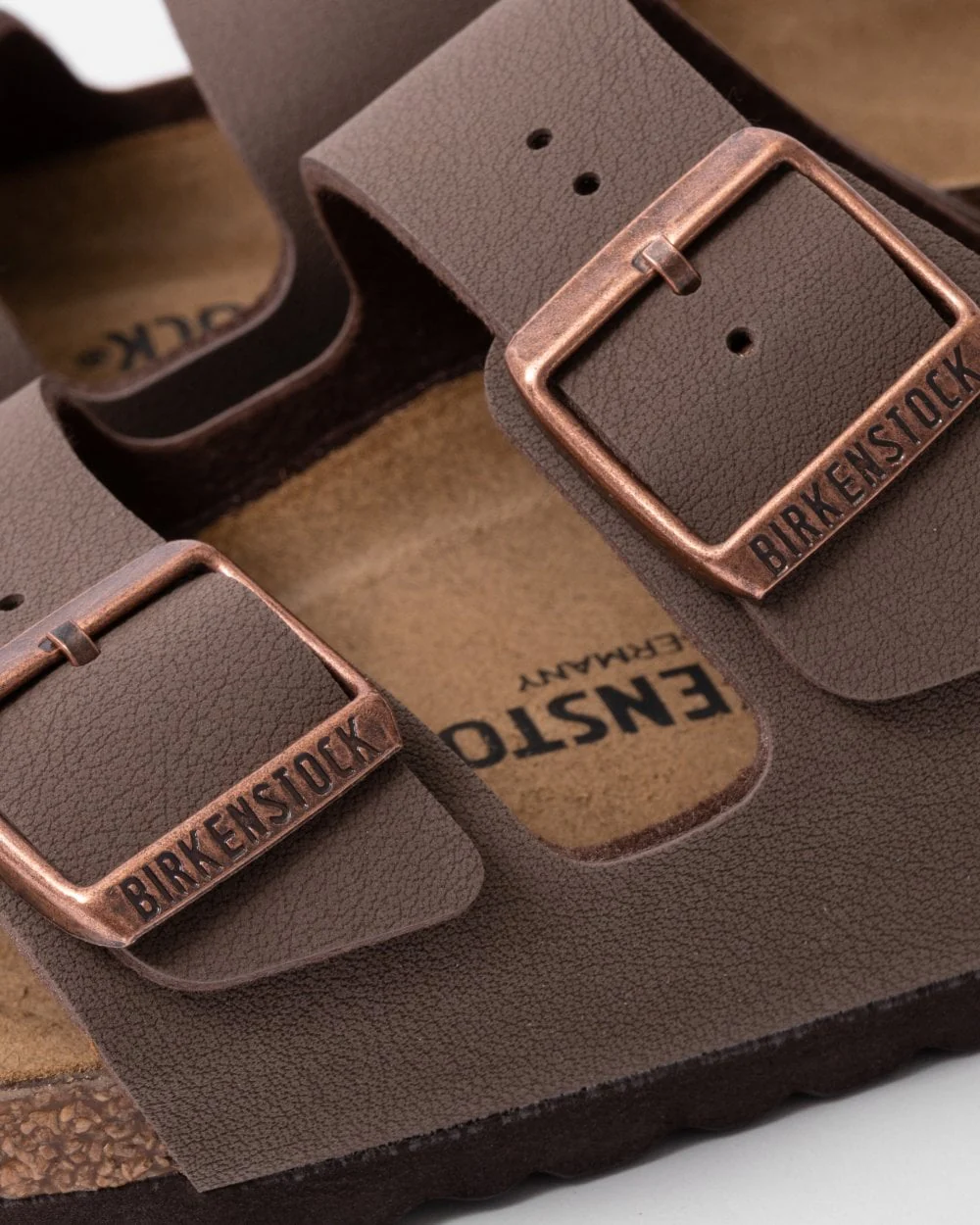 Birkenstock Arizona Birko-Flor Nubuck Womens Sandals - Mocha - Image 5