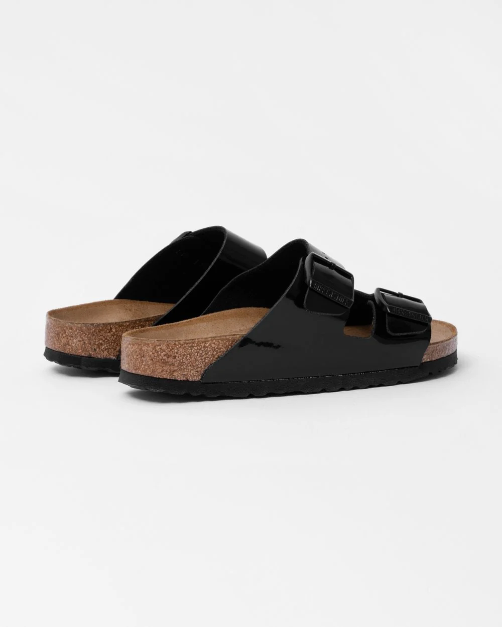 Birkenstock Arizona Birko-Flor Patent Womens Sandals - Black - Image 2