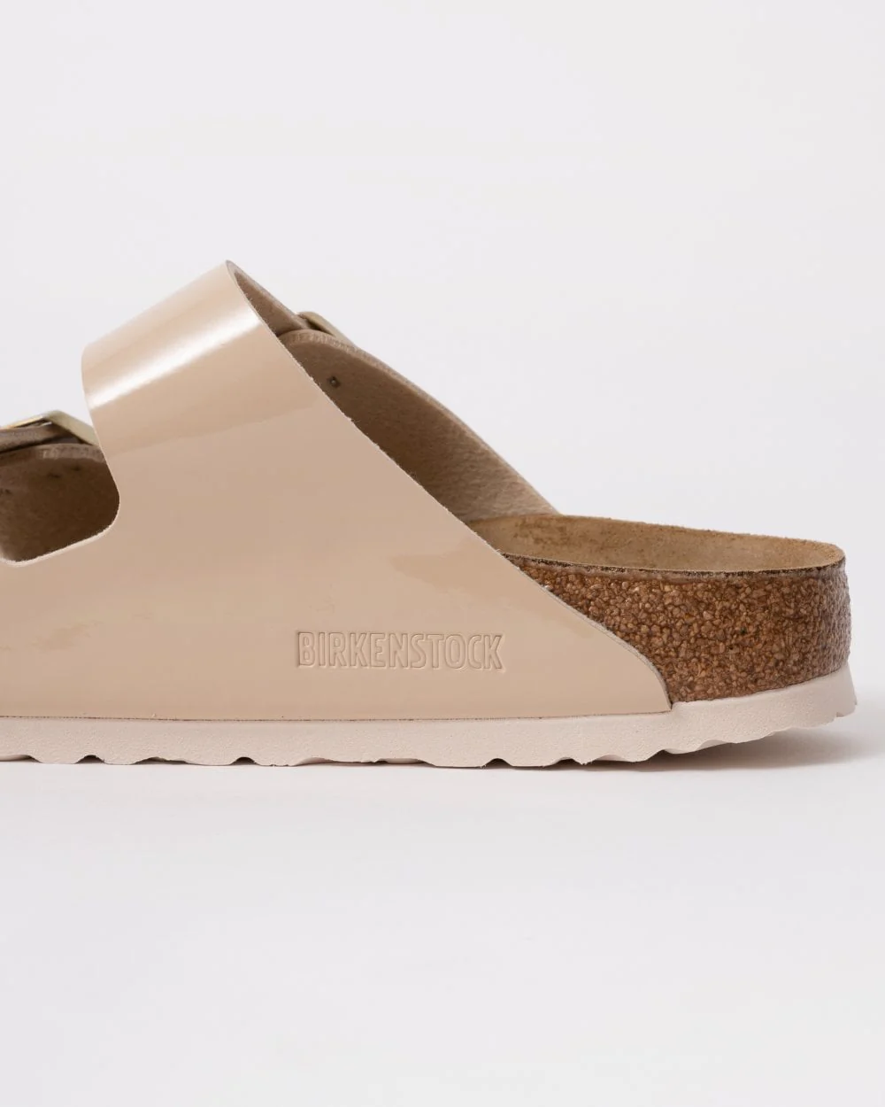 Birkenstock Arizona Birko-Flor Patent Womens Sandals - Sand - Image 3