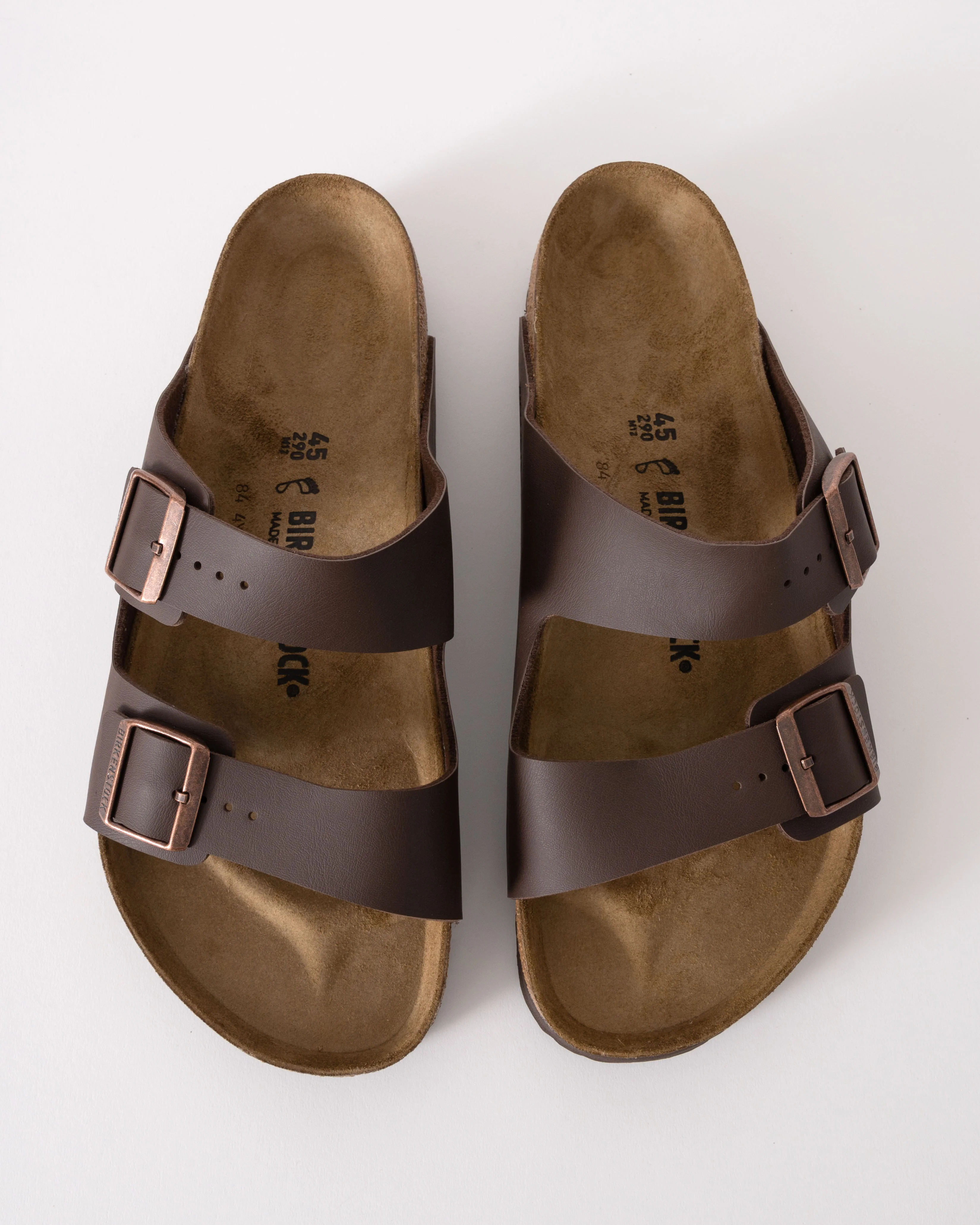 Birkenstock Arizona Birko Flor Unisex Sandals - Dark Brown - Image 4