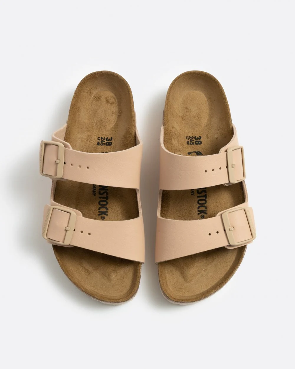 Birkenstock Arizona Birko Flor Womens Sandals - New Beige - Image 6