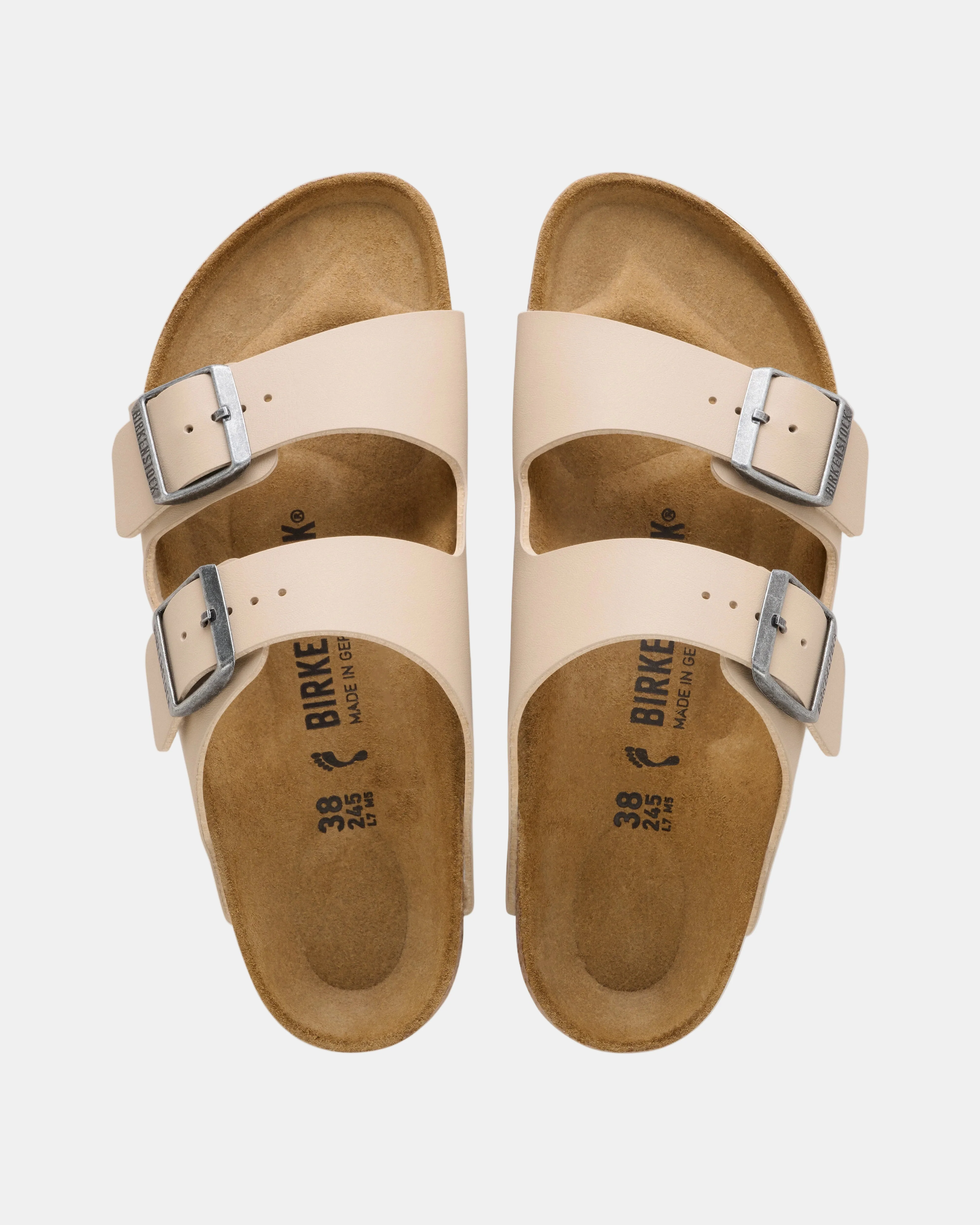 Birkenstock Arizona Birko Flor Womens Sandals - Sandcastle - Image 3