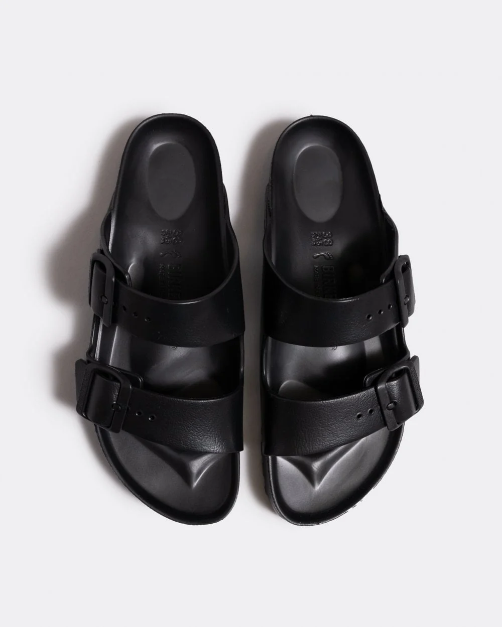 Birkenstock Arizona EVA Mens Slides - Black - Image 3