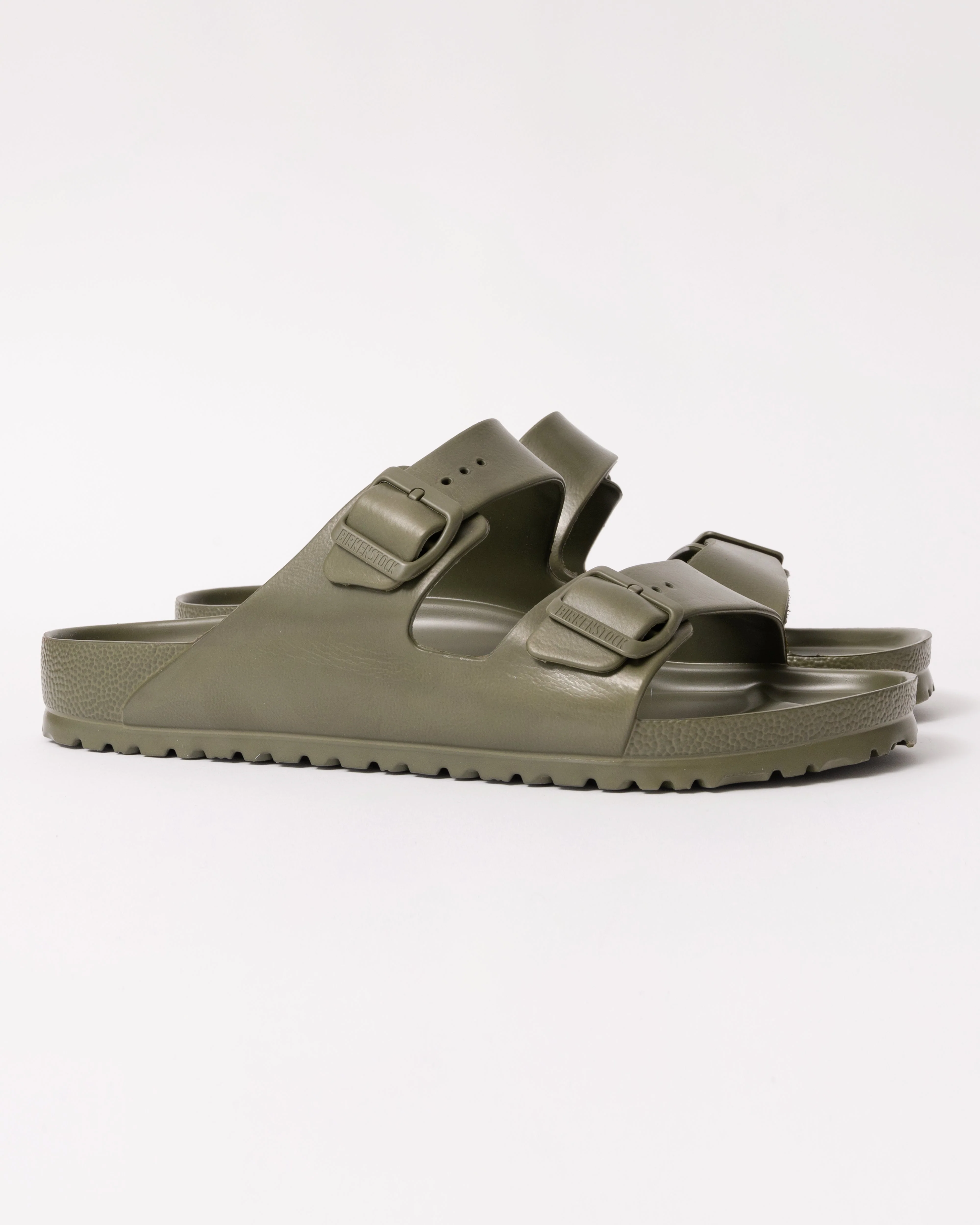 Birkenstock Arizona EVA Mens Slides - Khaki Green - Image 3