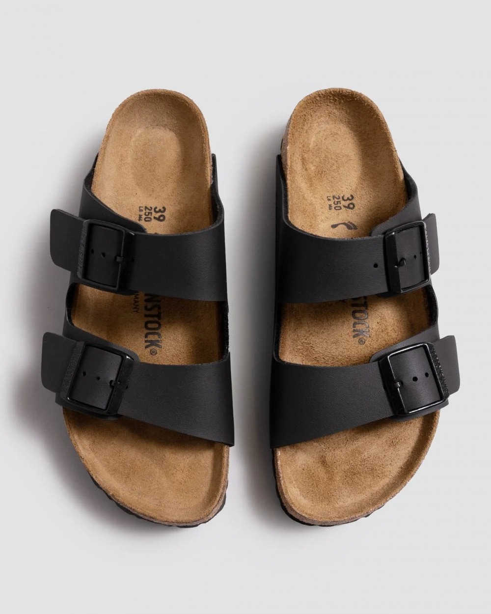 Birkenstock Arizona Narrow Birko-Flor Unisex Sandals - Black - Image 3