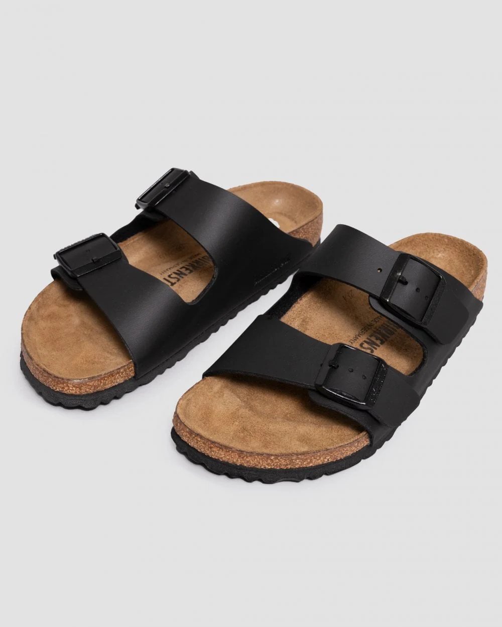 Birkenstock Arizona Narrow Birko-Flor Unisex Sandals - Black - Image 5