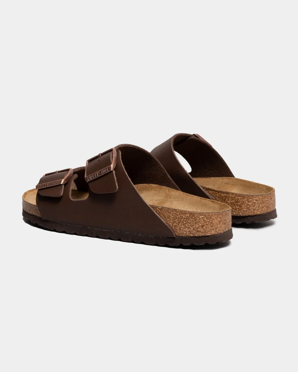 Birkenstock Arizona Narrow Birko-Flor Womens Sandals - Dark Brown - Image 5