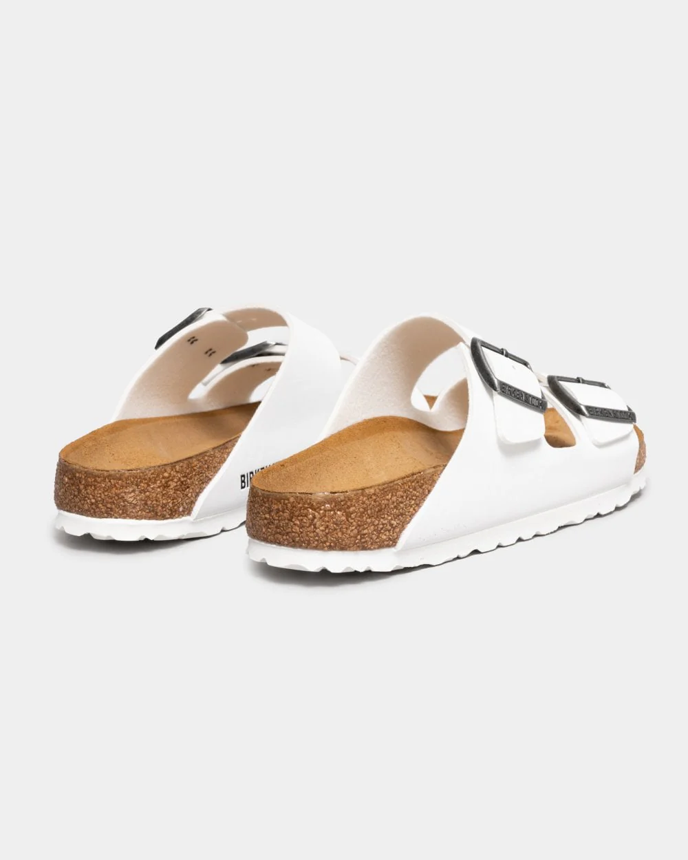 Birkenstock Arizona Narrow Birko-Flor Womens Sandals - White - Image 4