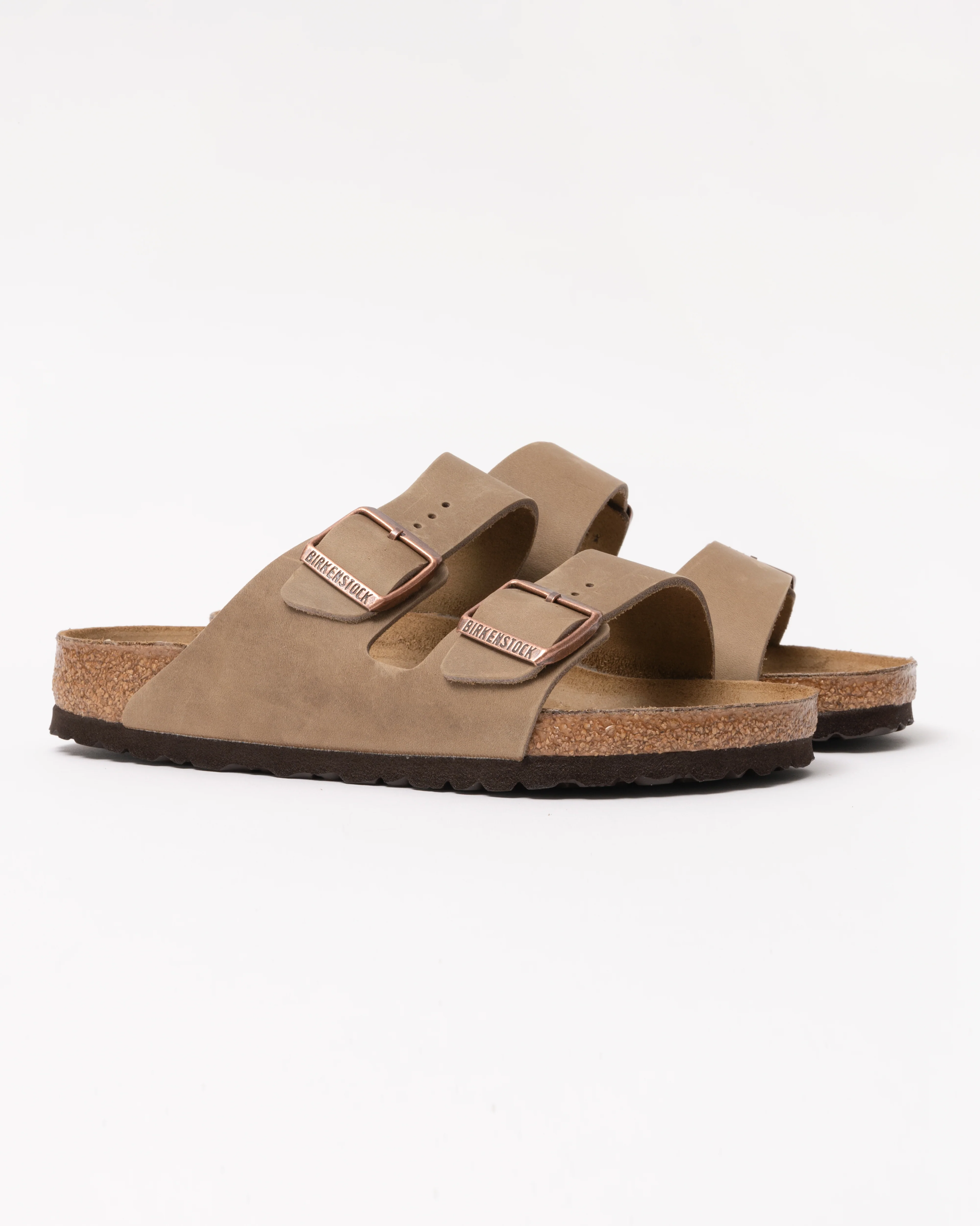 Birkenstock Arizona Oiled Leather Unisex Sandals - Tobacco Brown - Image 3