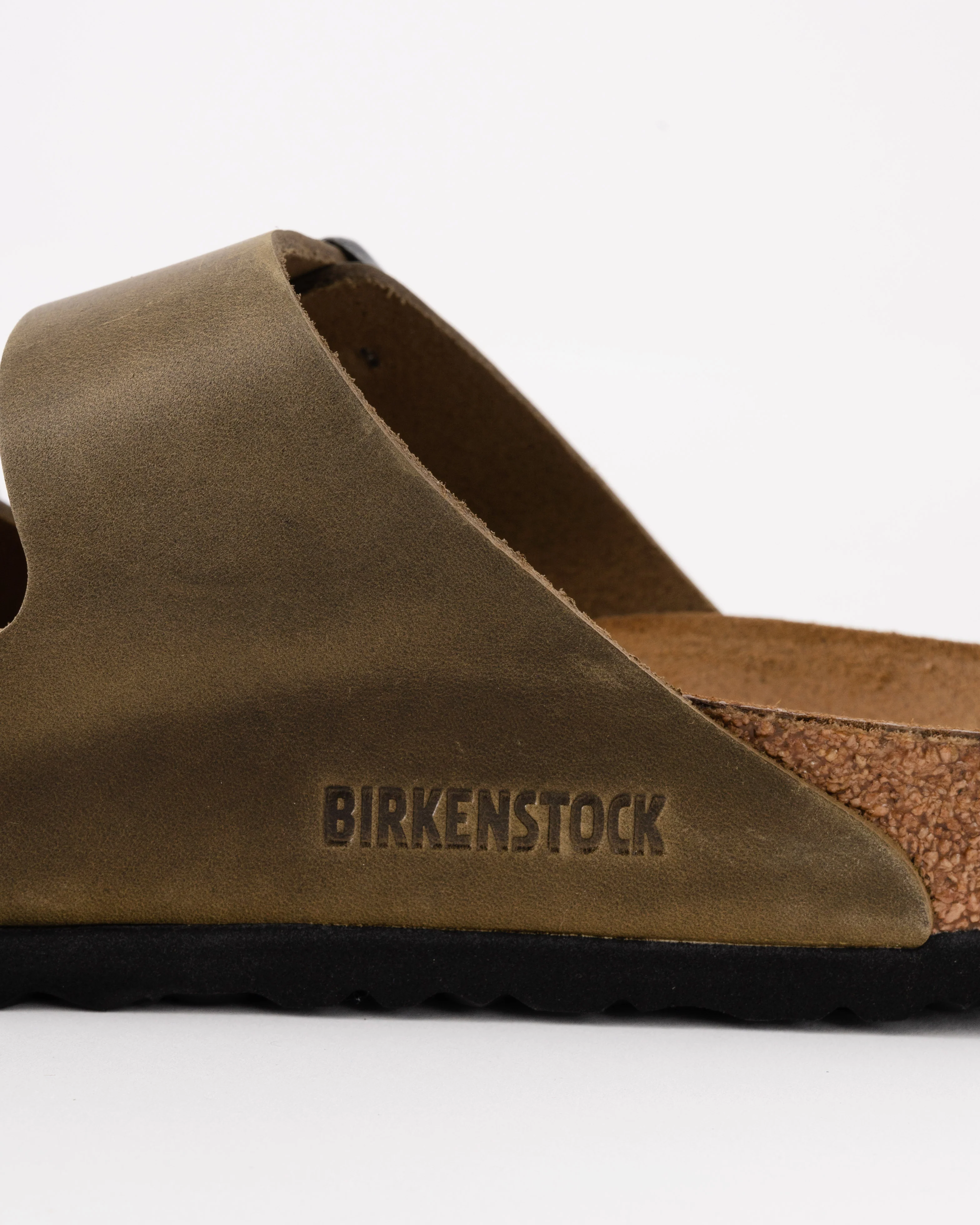 Birkenstock Arizona Oiled Natural Leather Womens Sandals - Faded Khaki - Image 7