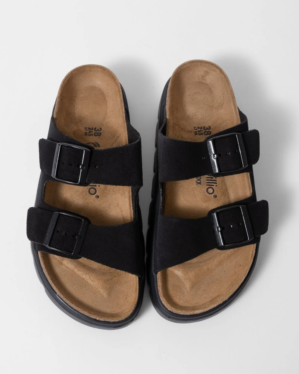 Birkenstock Arizona Papillio Platform Suede Womens Sandals - Image 2
