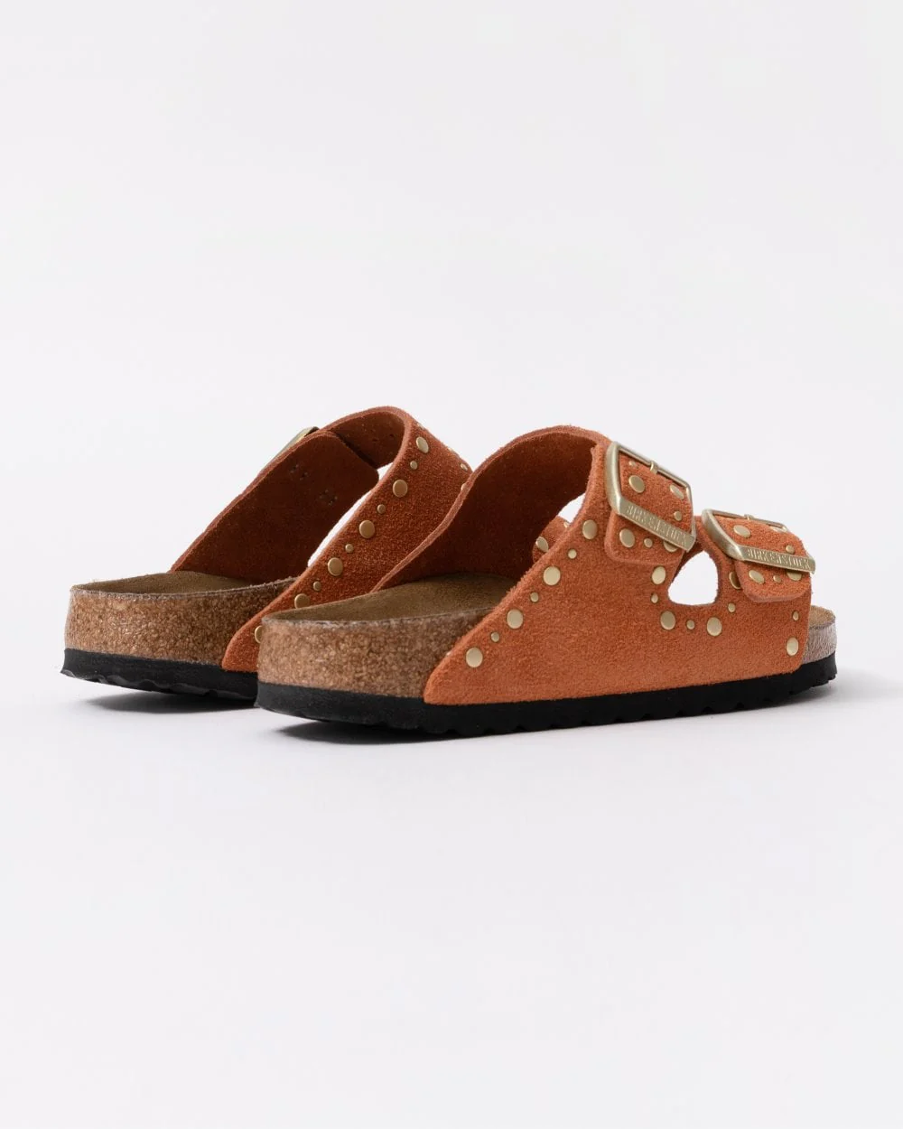 Birkenstock Arizona Rivet Border Womens Suede Leather Sandals - Image 3