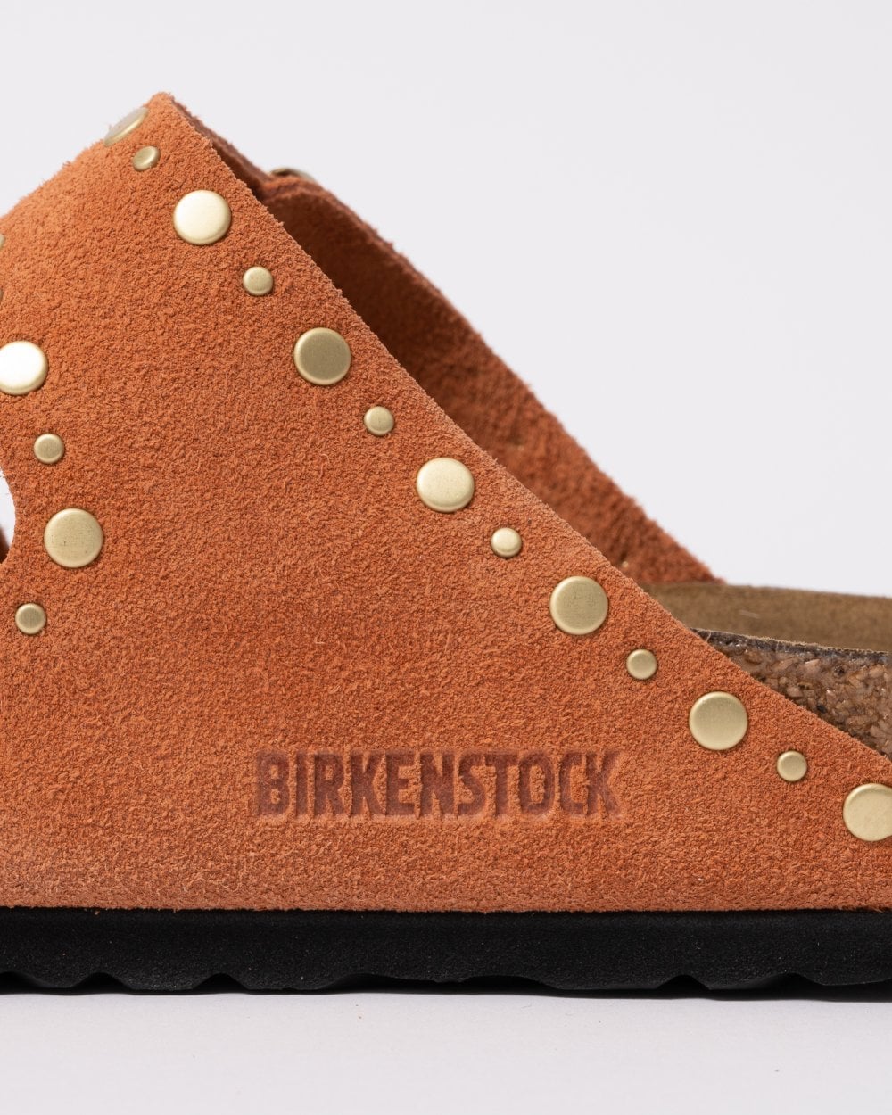 Birkenstock Arizona Rivet Border Womens Suede Leather Sandals - Image 6