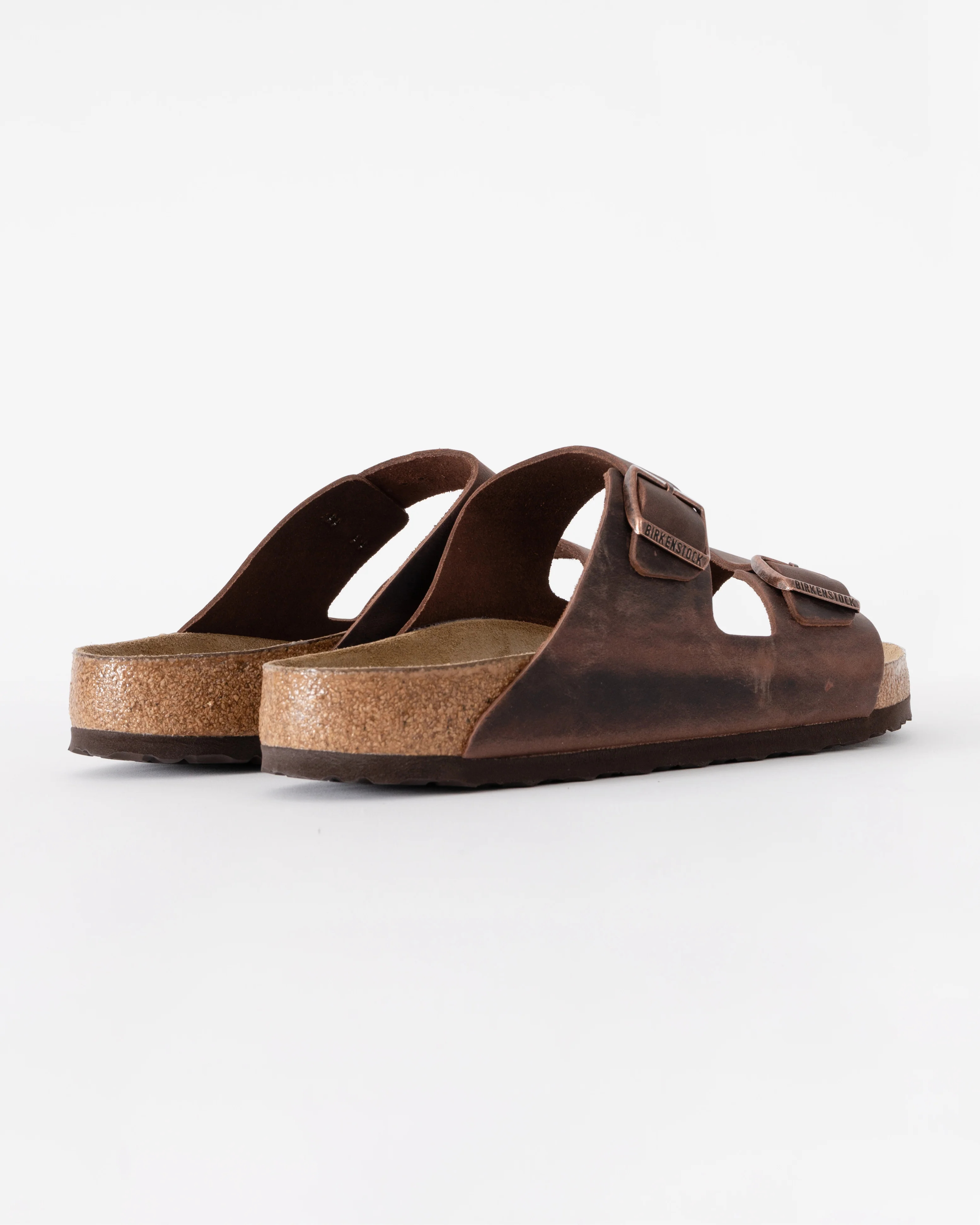 Birkenstock Arizona Soft Footbed Mens Oiled Leather Sandals - Habana - Image 3