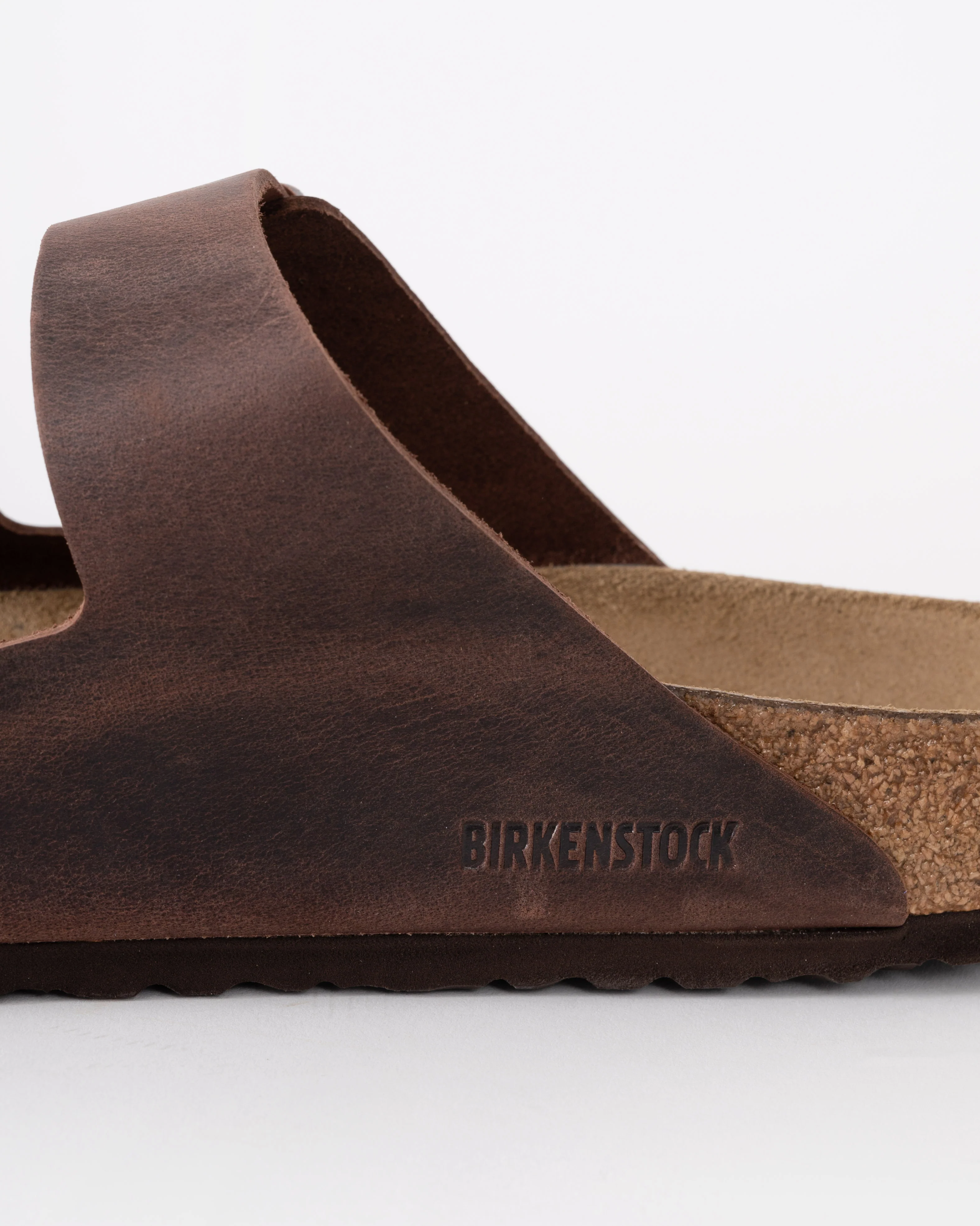 Birkenstock Arizona Soft Footbed Mens Oiled Leather Sandals - Habana - Image 5