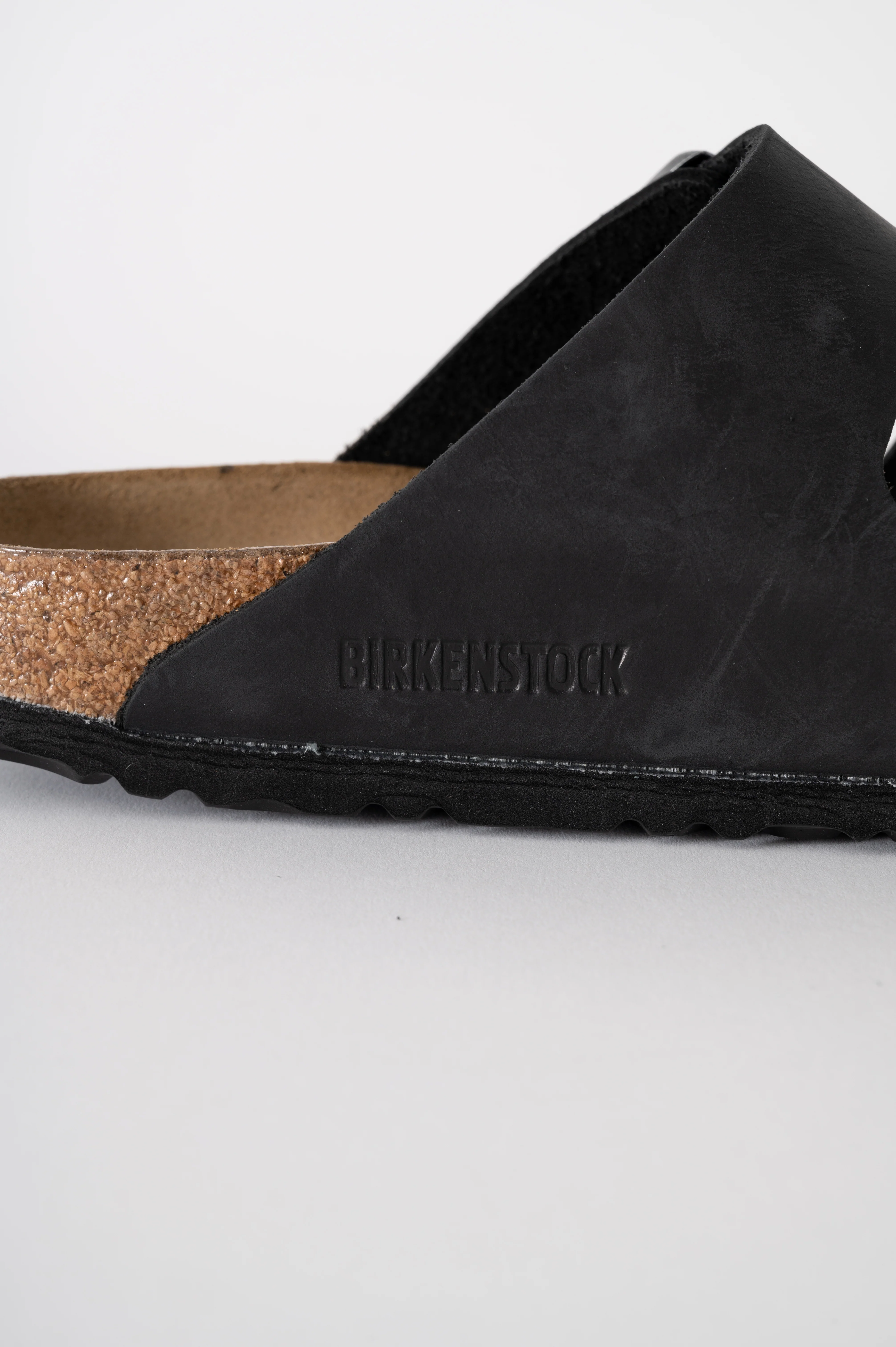 Birkenstock Arizona Soft Footbed Womens Oiled Leather Sandals - Black - Image 5