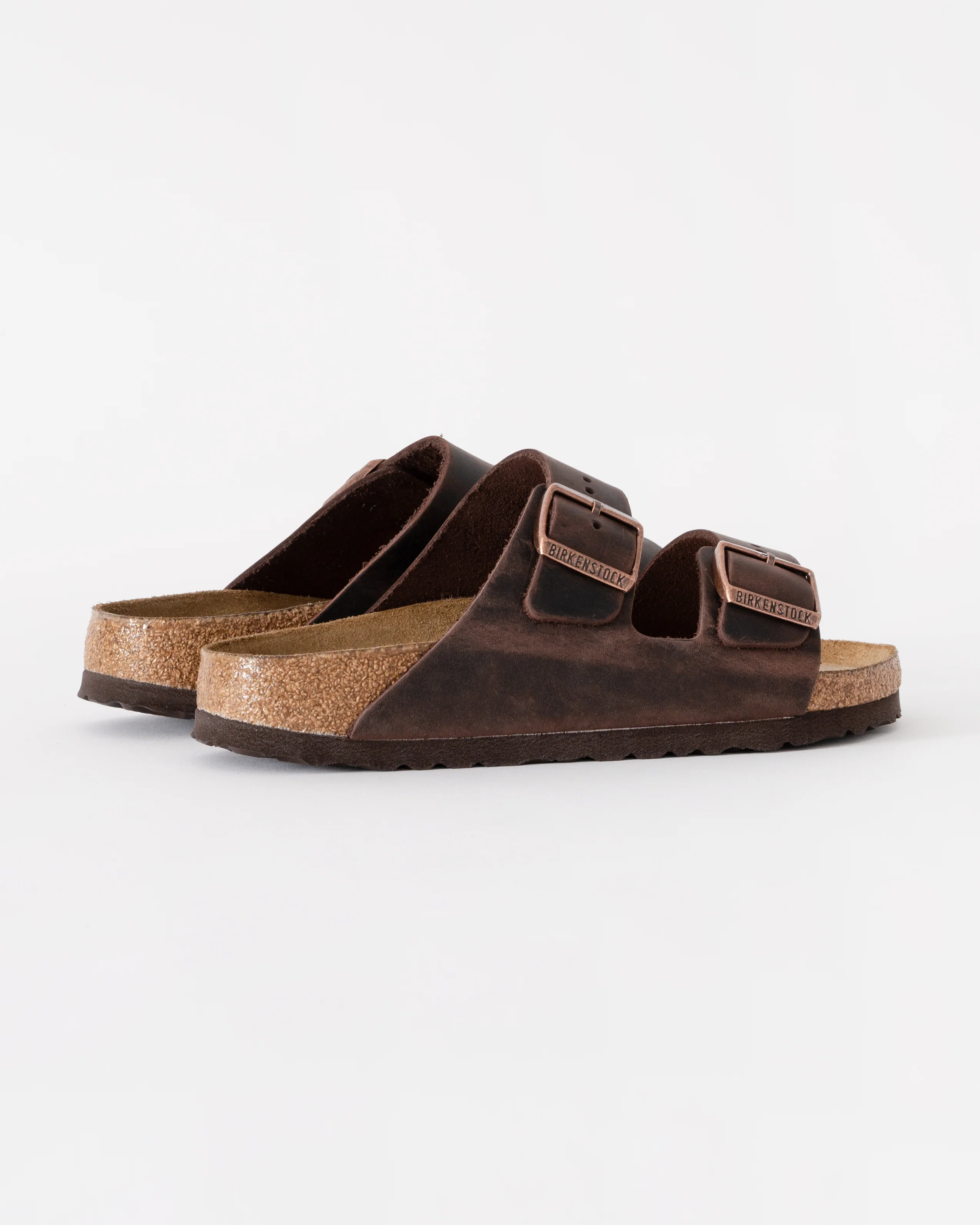 Birkenstock Arizona Soft Footbed Womens Oiled Leather Sandals - Habana - Image 3