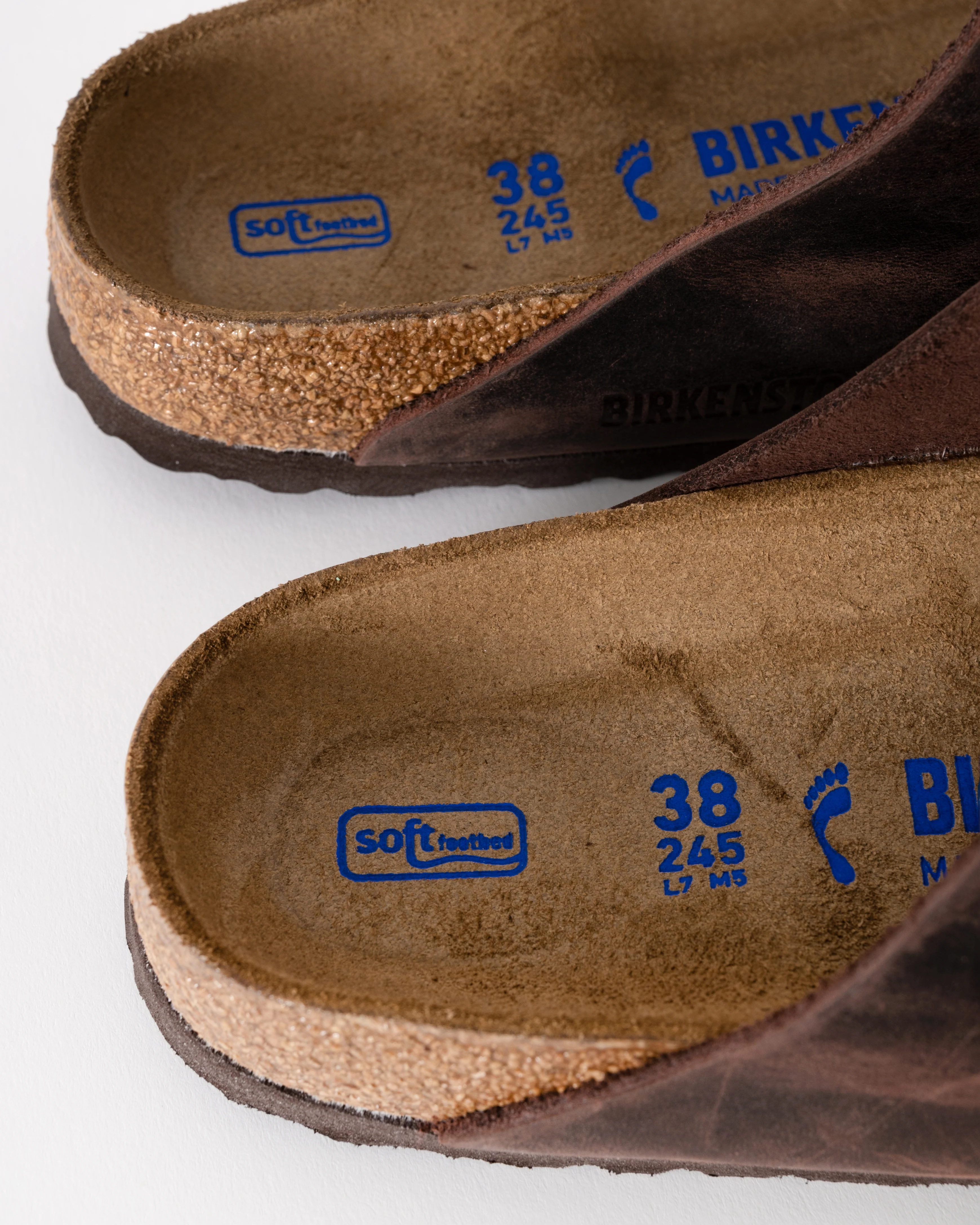 Birkenstock Arizona Soft Footbed Womens Oiled Leather Sandals - Habana - Image 6